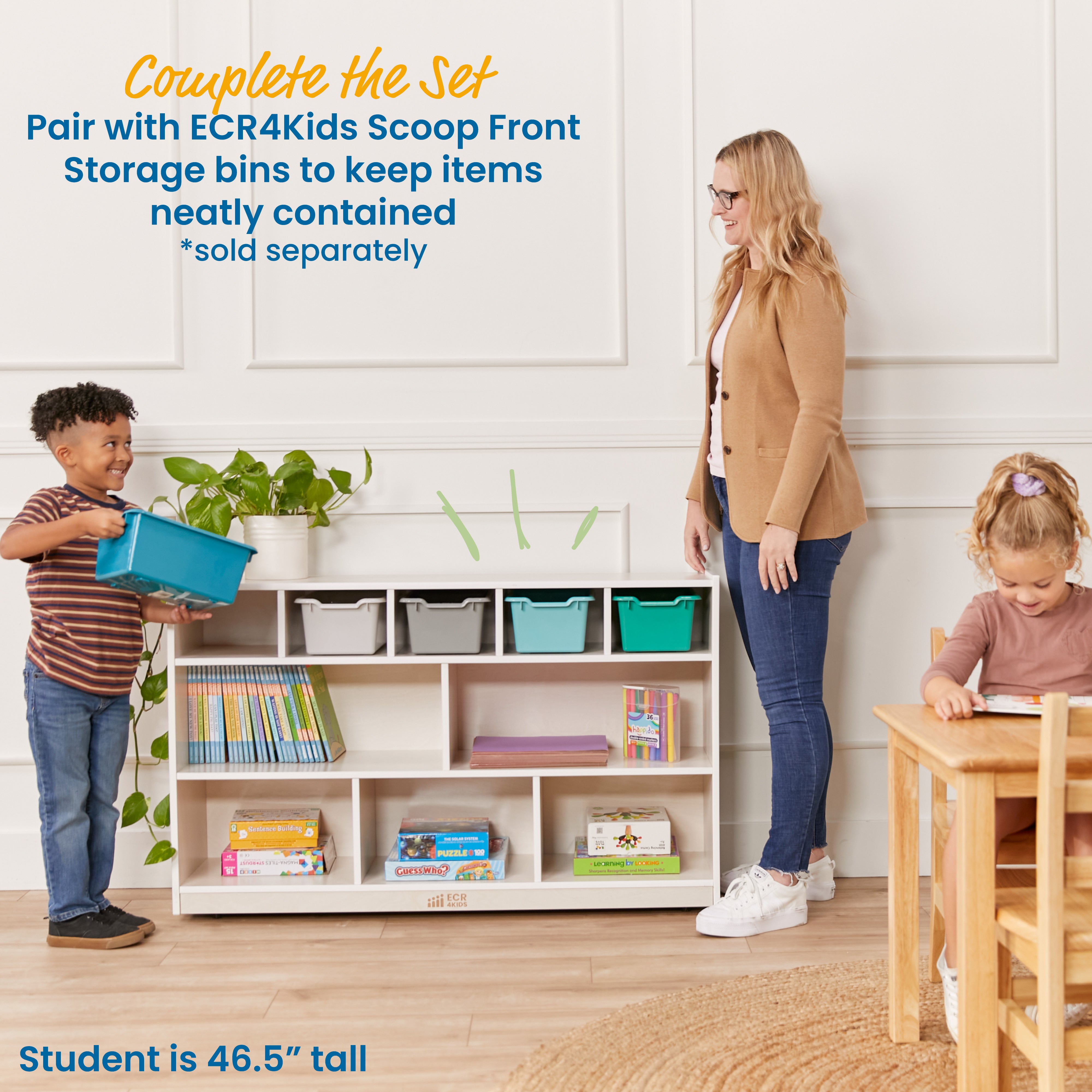 5+5 Mobile Storage and Tray Cabinet