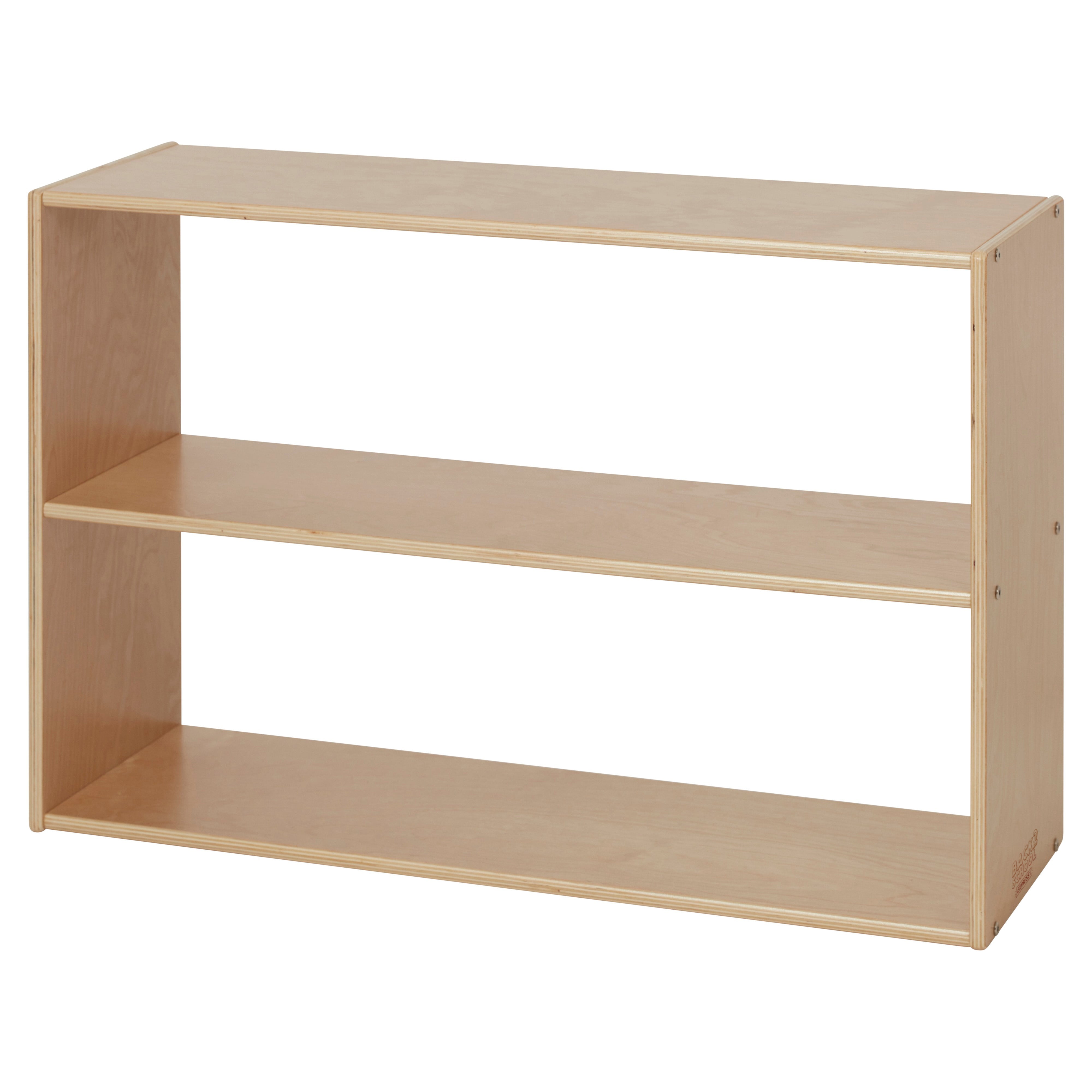 Sleekline 2-Shelf Double-Sided Storage Cabinet, 24in H