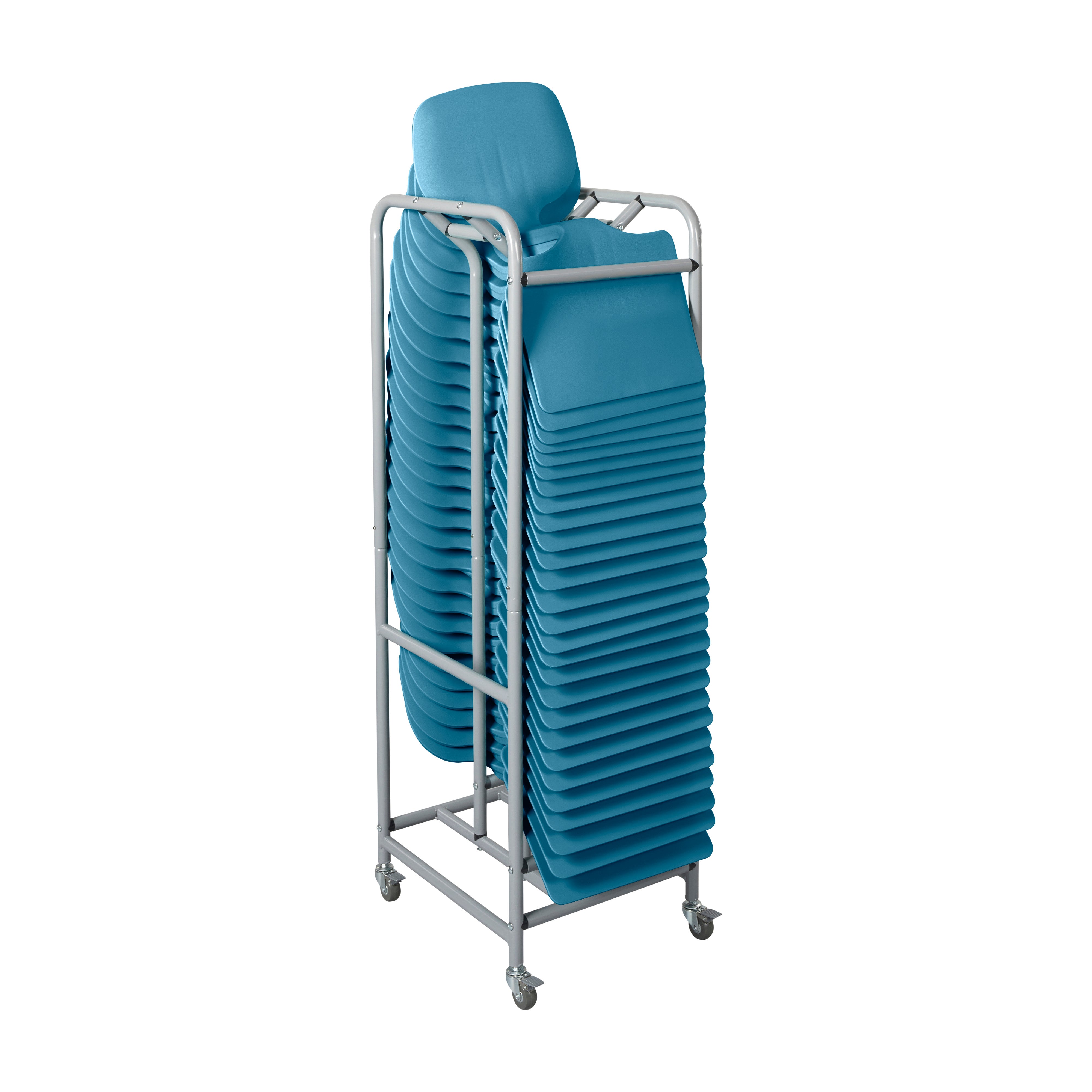 The Surf Indoor/Outdoor Portable Desk with Storage Cart, 30-Pack