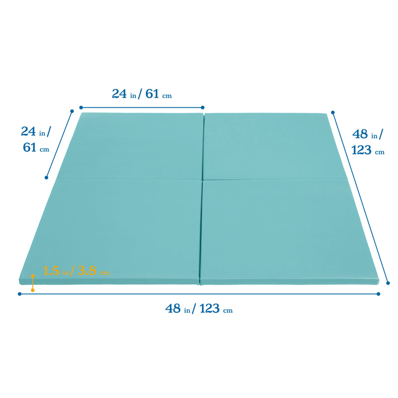Play Patch Activity Mat Squares, Modular Playmat, 4-Pack