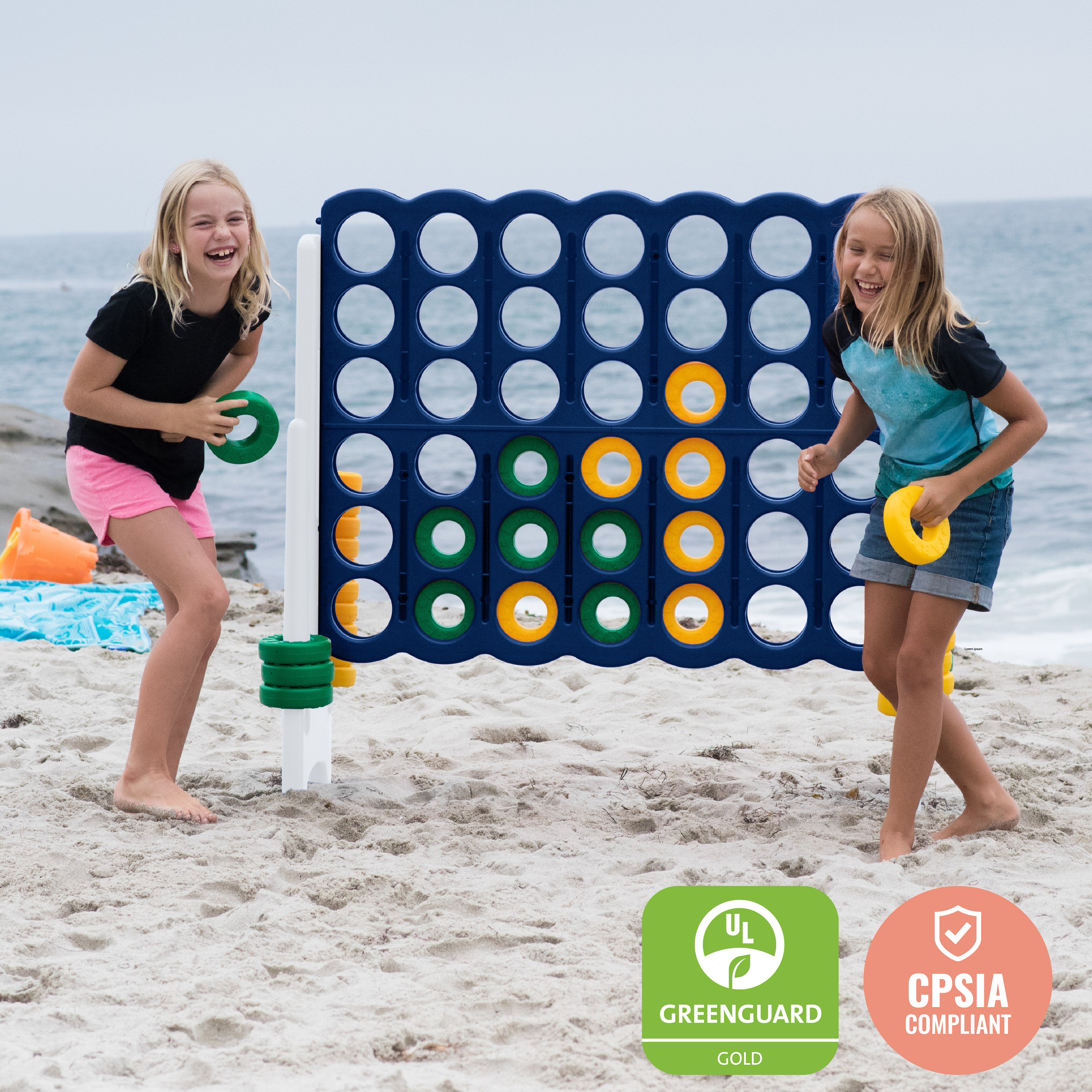 Jumbo 4-To-Score Giant Lawn Game Set