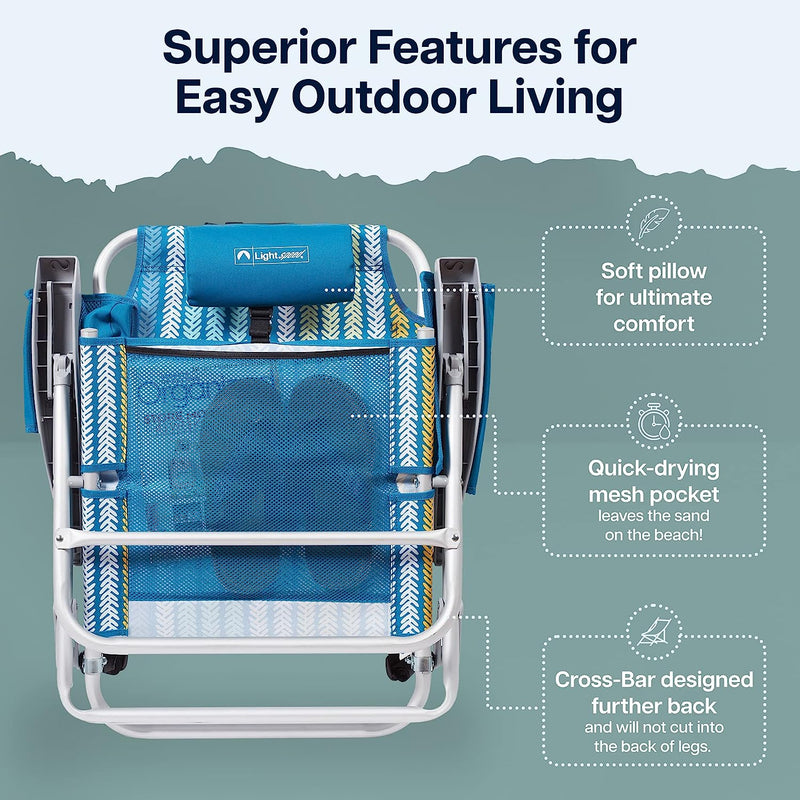 ECO Ultimate Backpack Beach Chair, Portable Seating