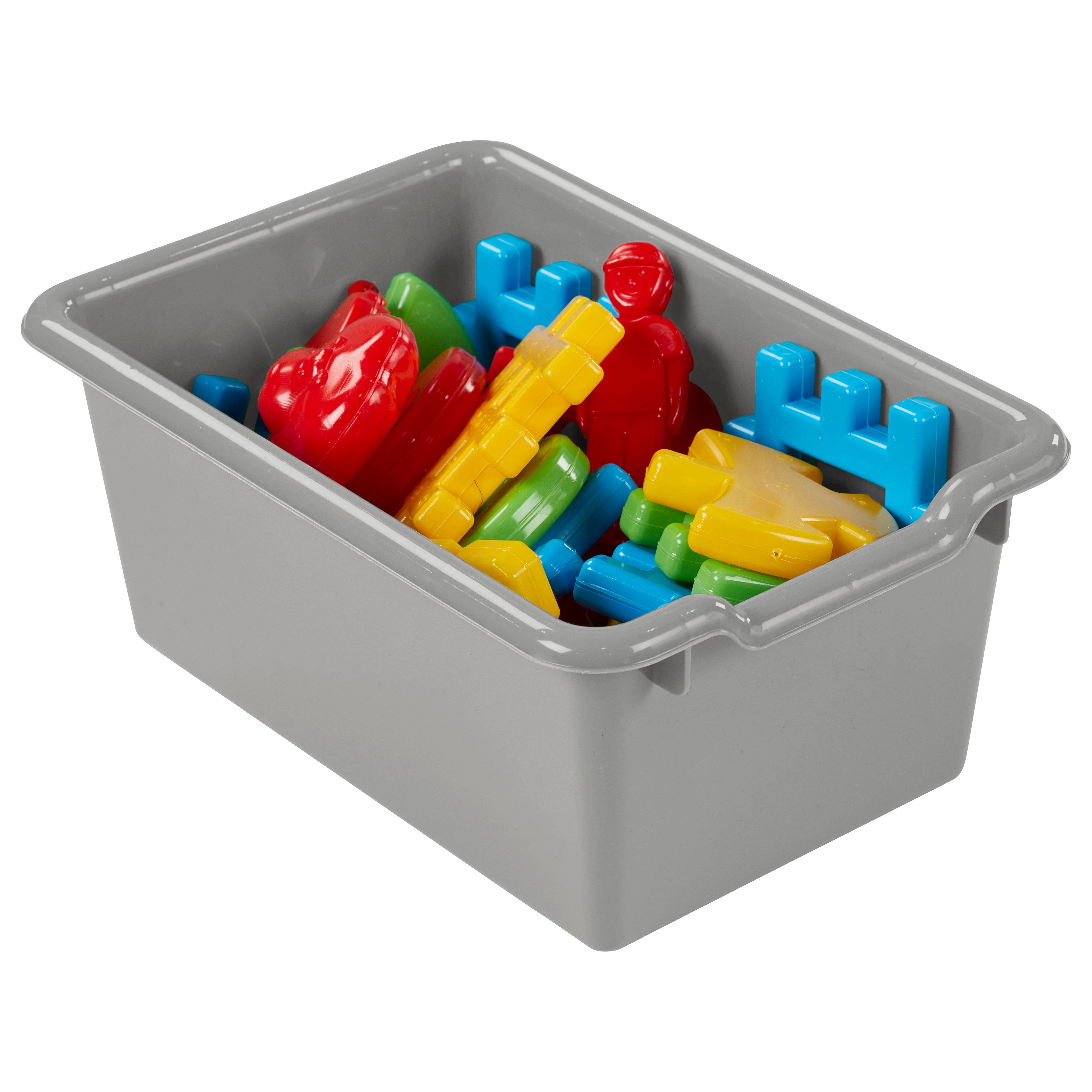 Scoop Front Storage Bins, Multipurpose Organization, 25-Pack