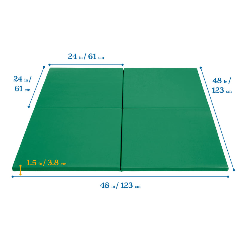 Play Patch Activity Mat Squares, Modular Playmat, 4-Pack