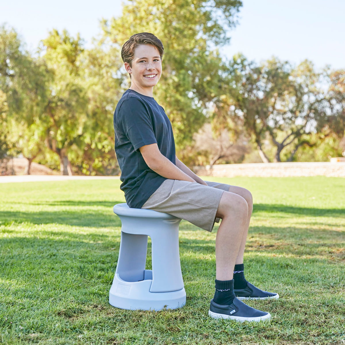 Active Storage Wobble Stool, 18in Seat Height