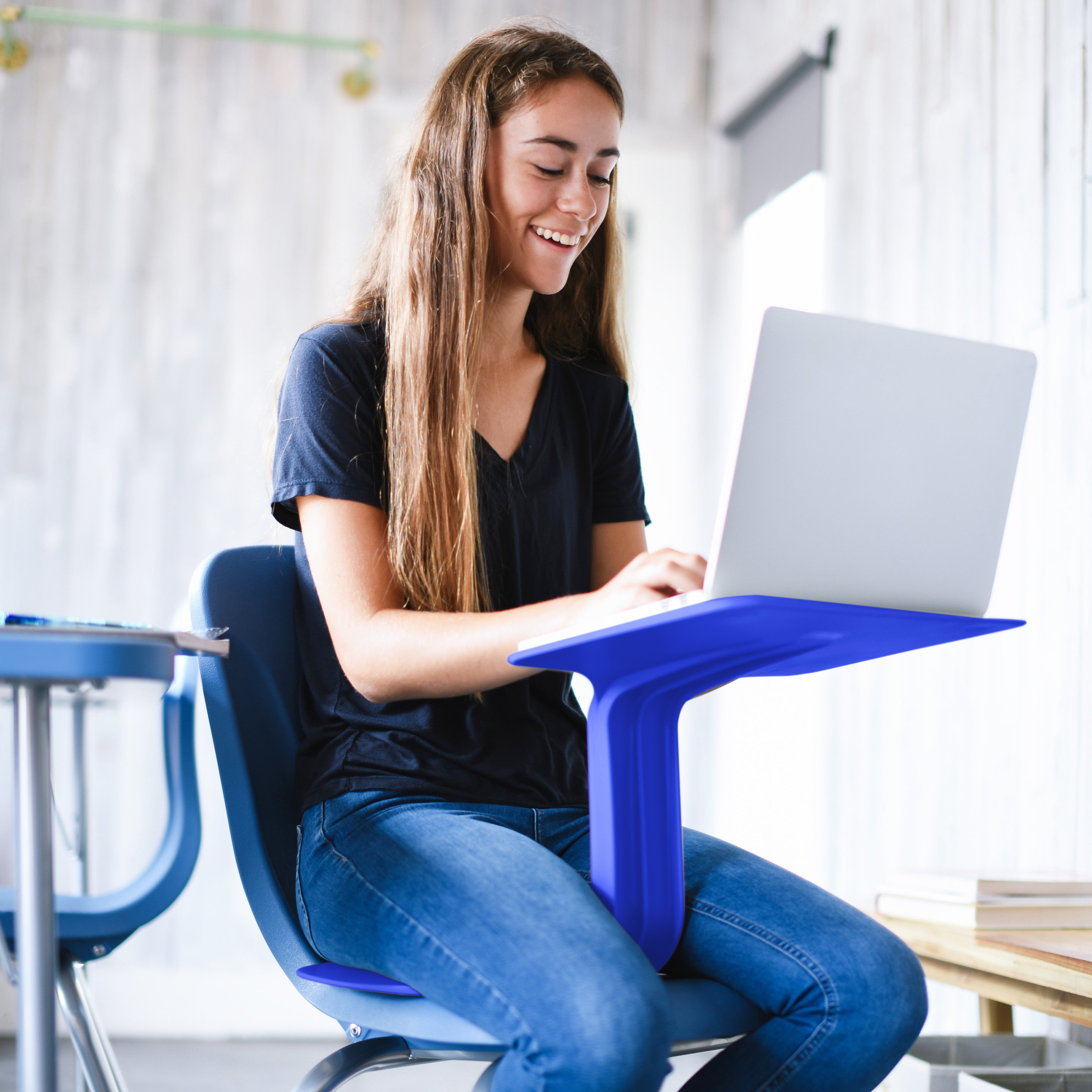 The Surf Portable Lap Desk with Mobile Storage Cart, 10-Pack