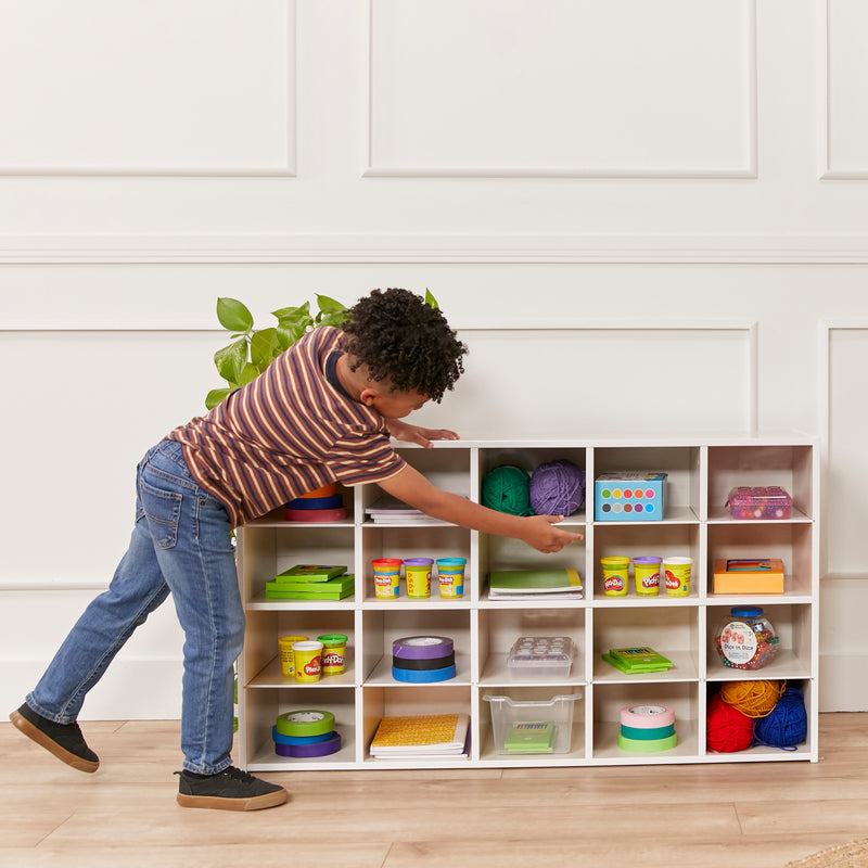 Streamline 20 Cubby Tray Storage Cabinet, 4x5