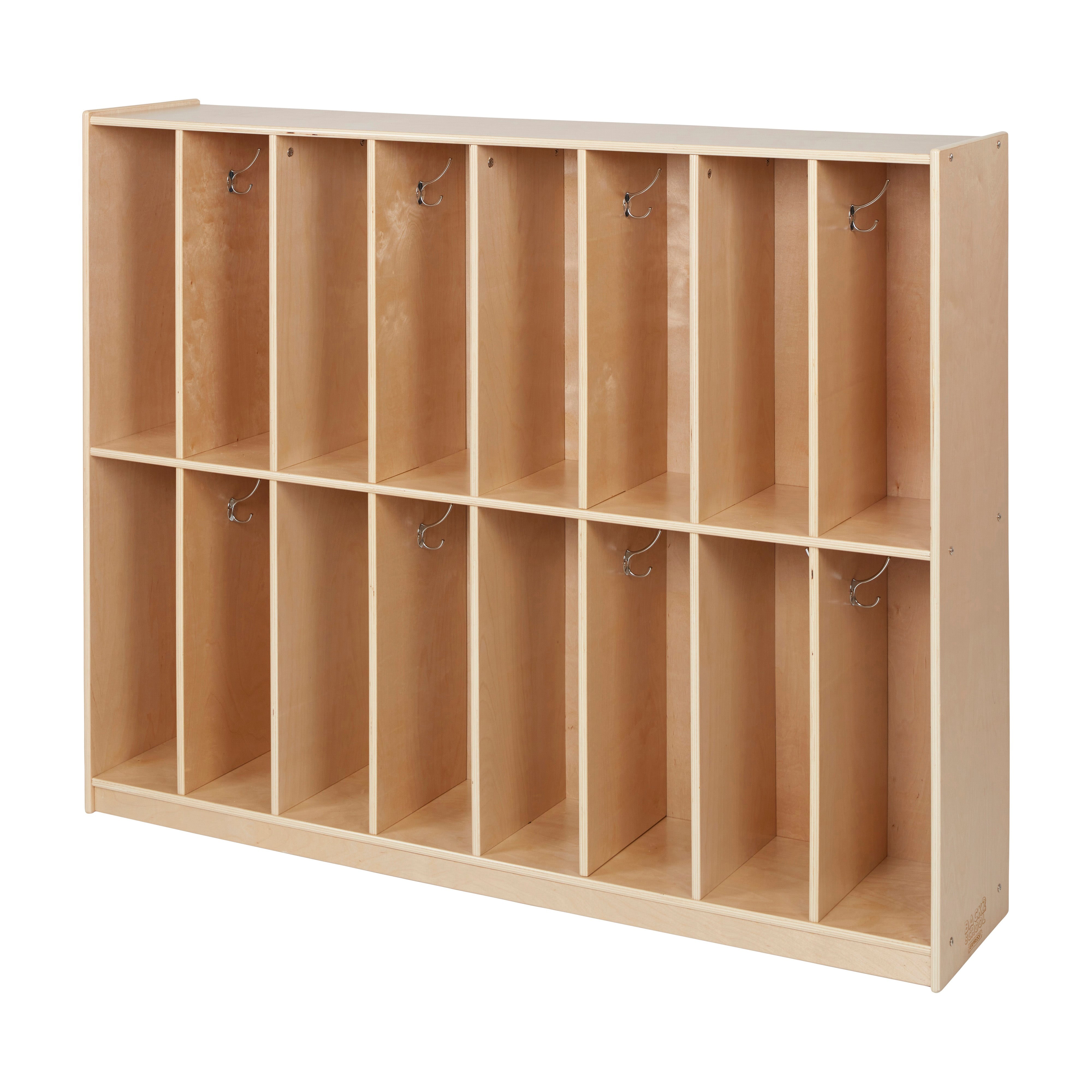 16-Section Slim Storage Coat Locker