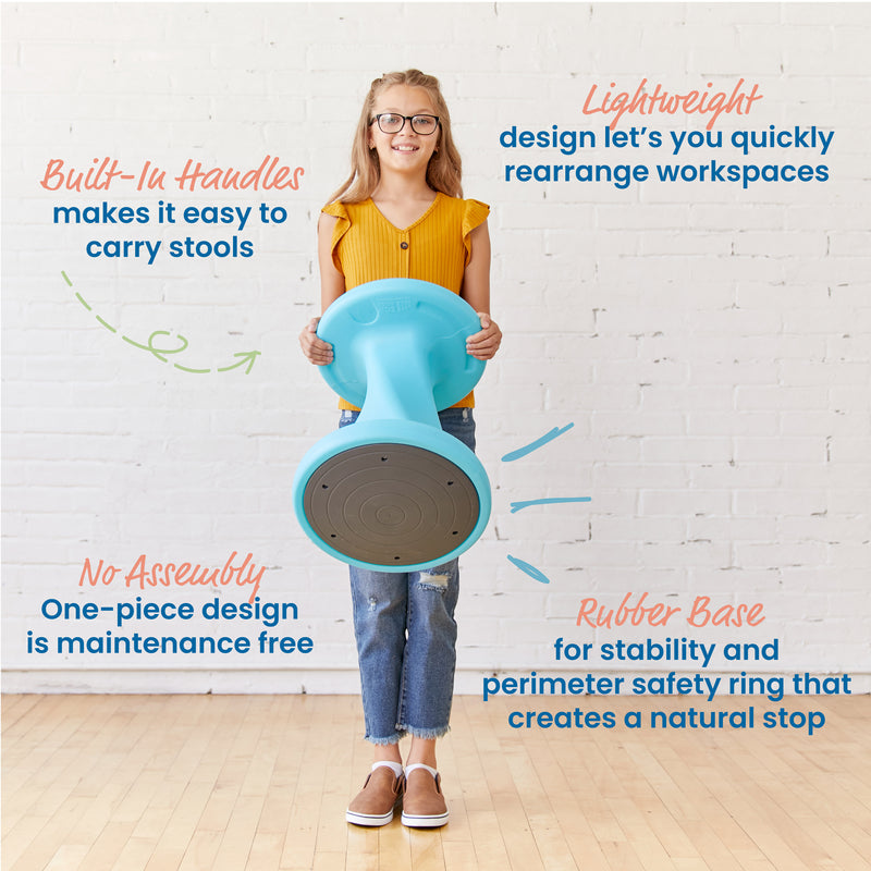 Twist Wobble Stool, 18in Seat Height, Active Seating