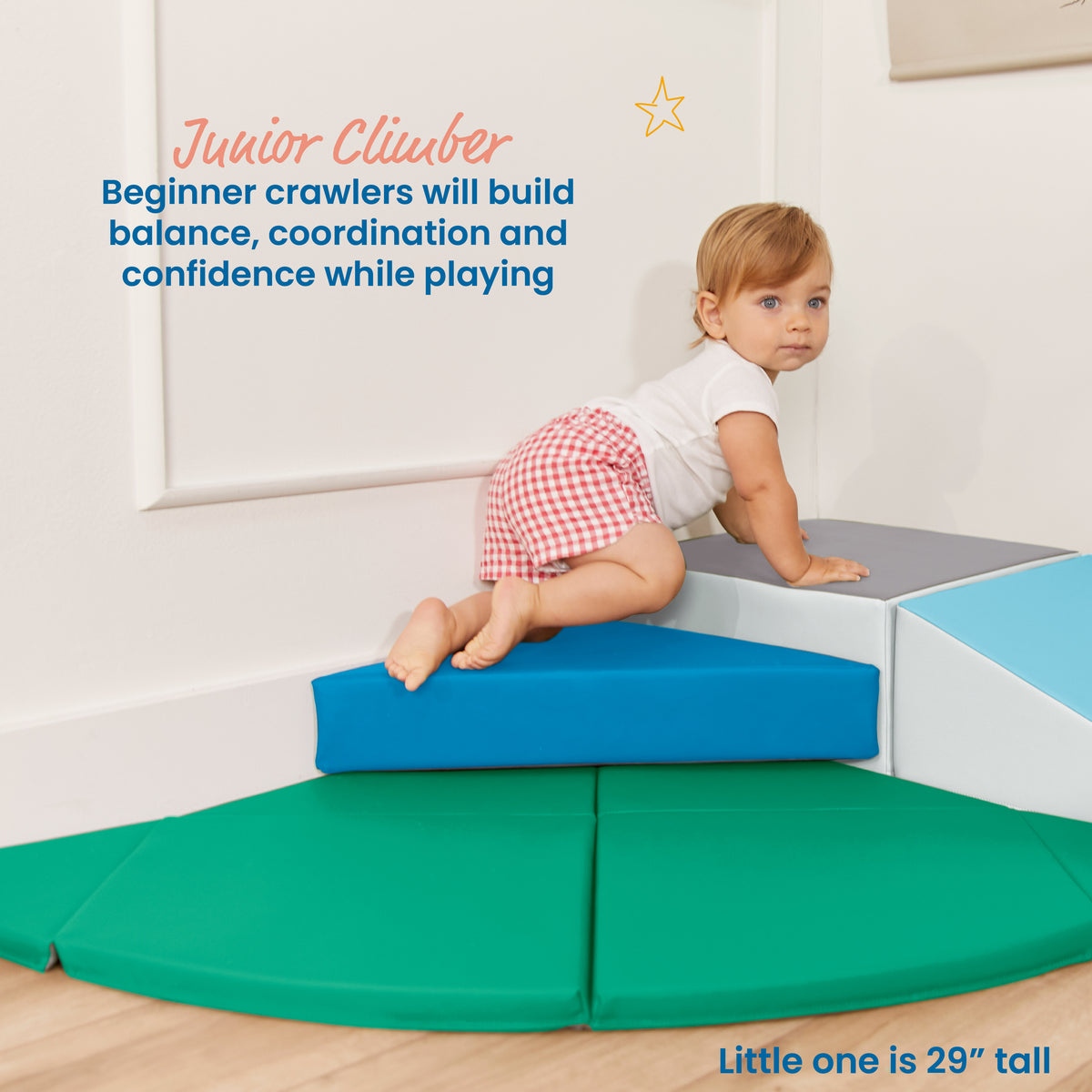 Junior Adventurer's Summit Ramp Corner Climber, 4-Piece