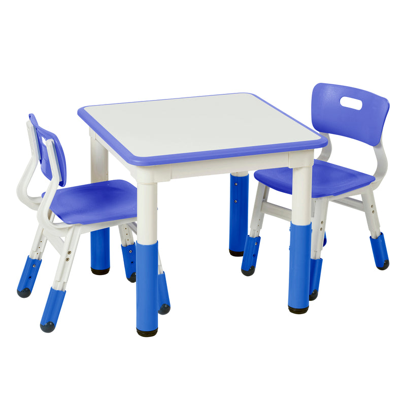 In/Outdoor 3-Piece Plastic Children Play Table & Chair Set