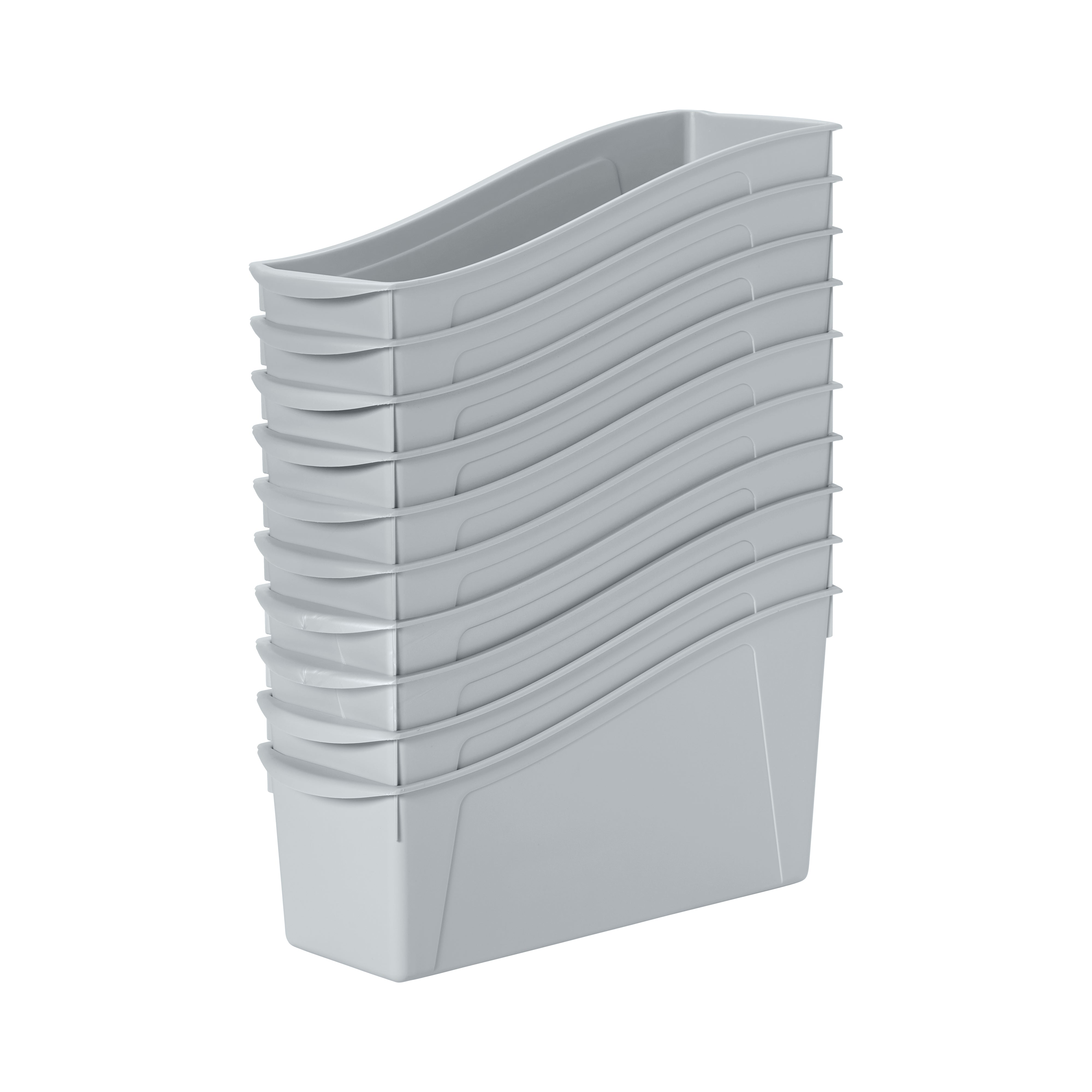 Linking Storage Book Bins, 10-Piece