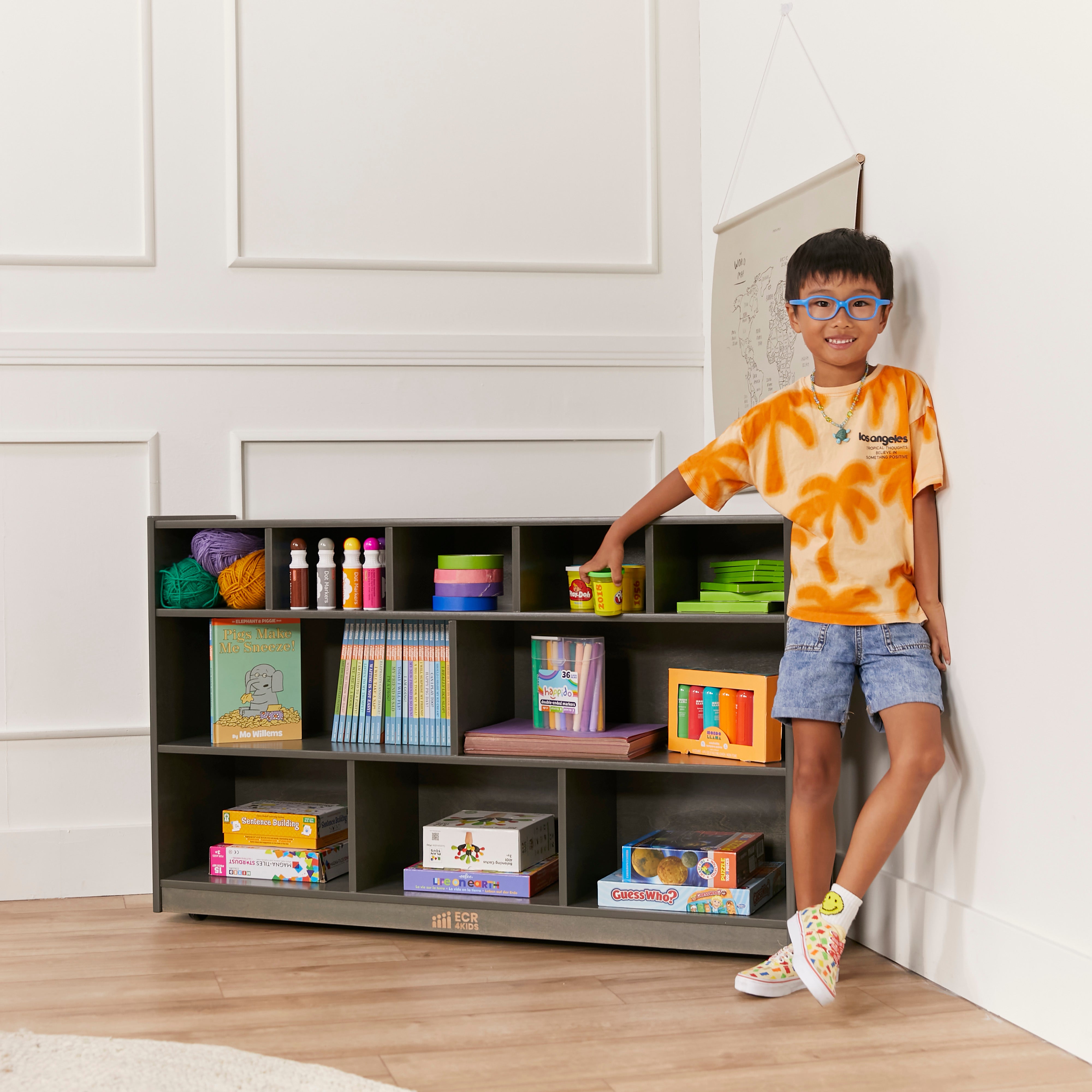 5+5 Mobile Storage and Tray Cabinet