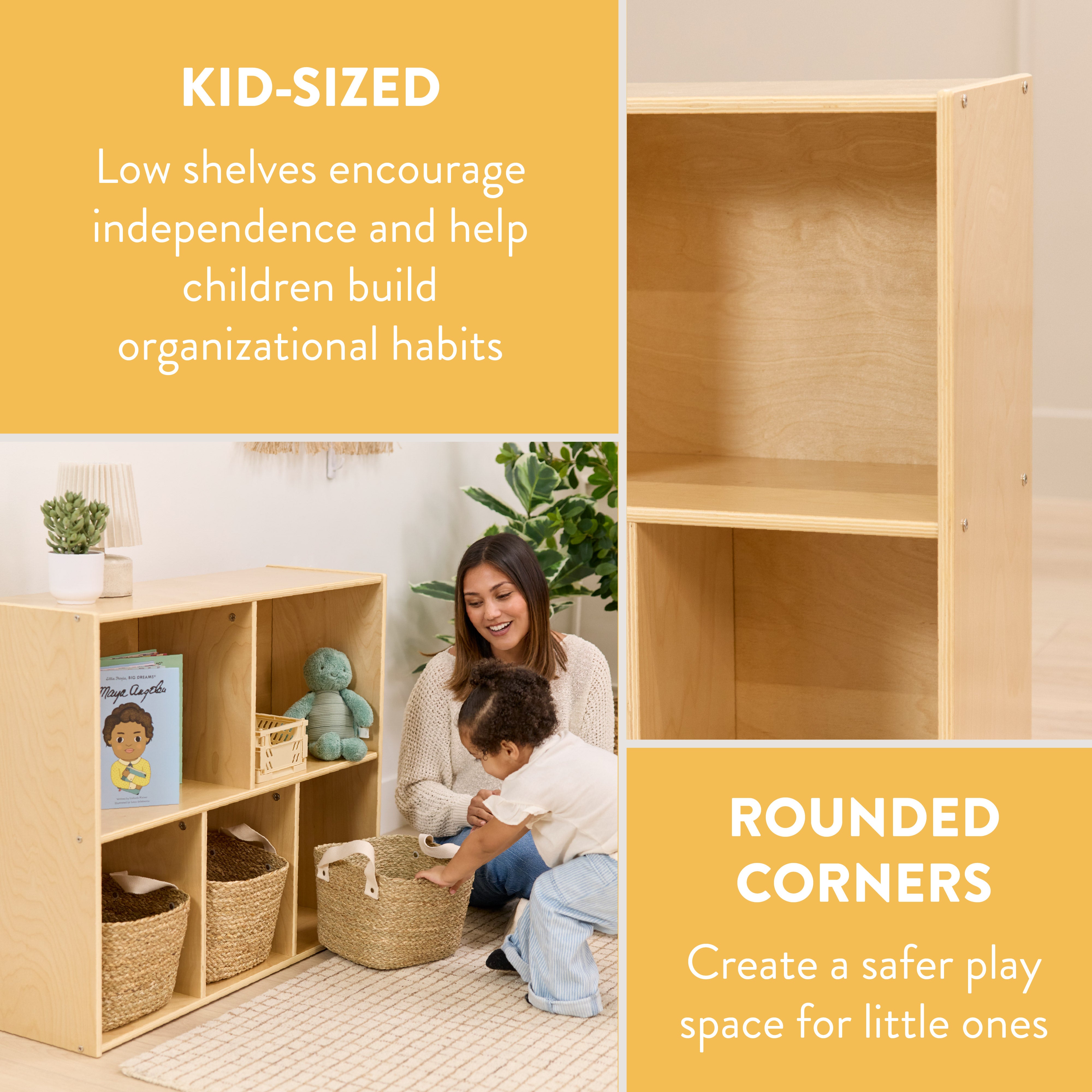 Sleekline 5-Compartment Storage Cabinet, Builder