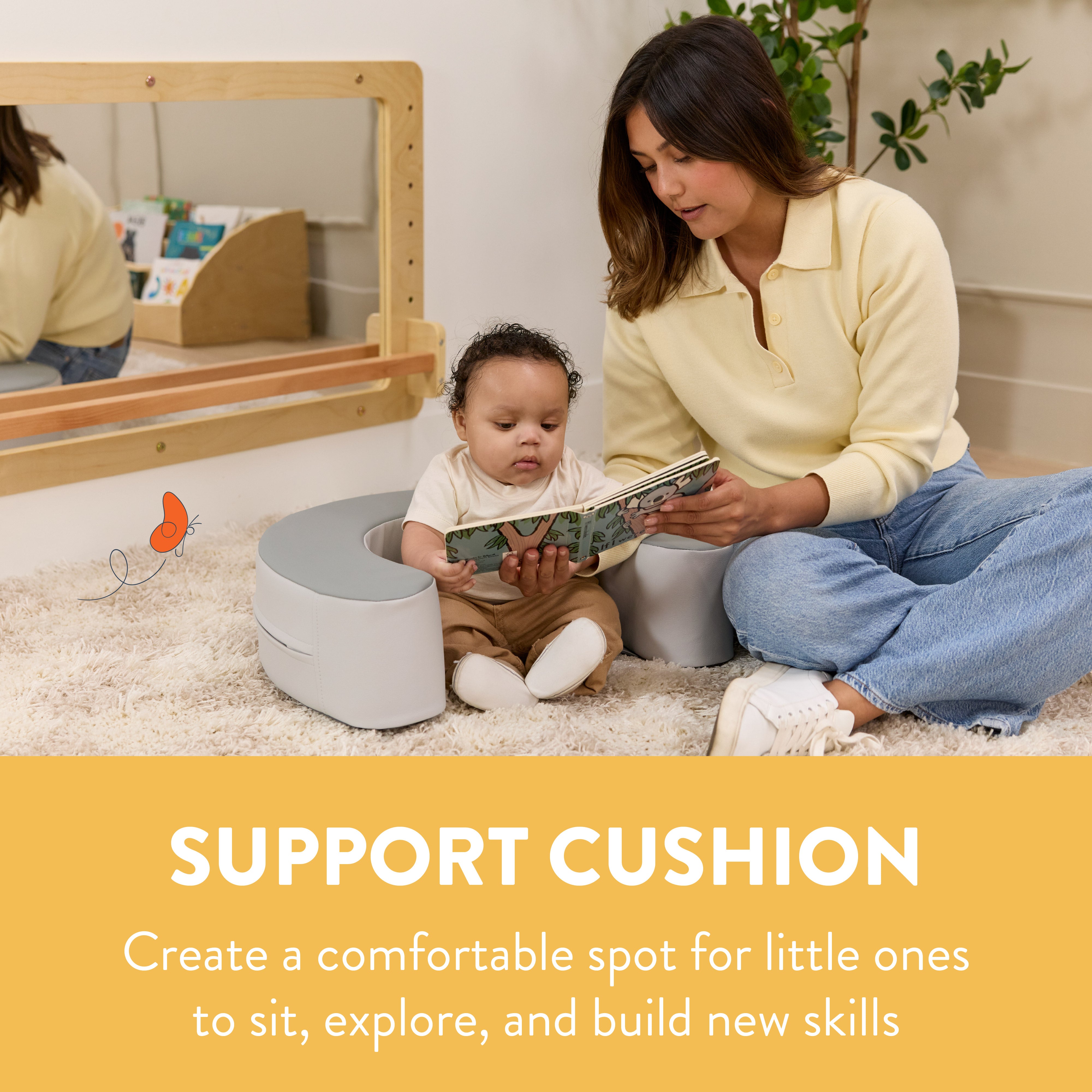 Sit 'n' Support Ring-Shaped Floor Cushion