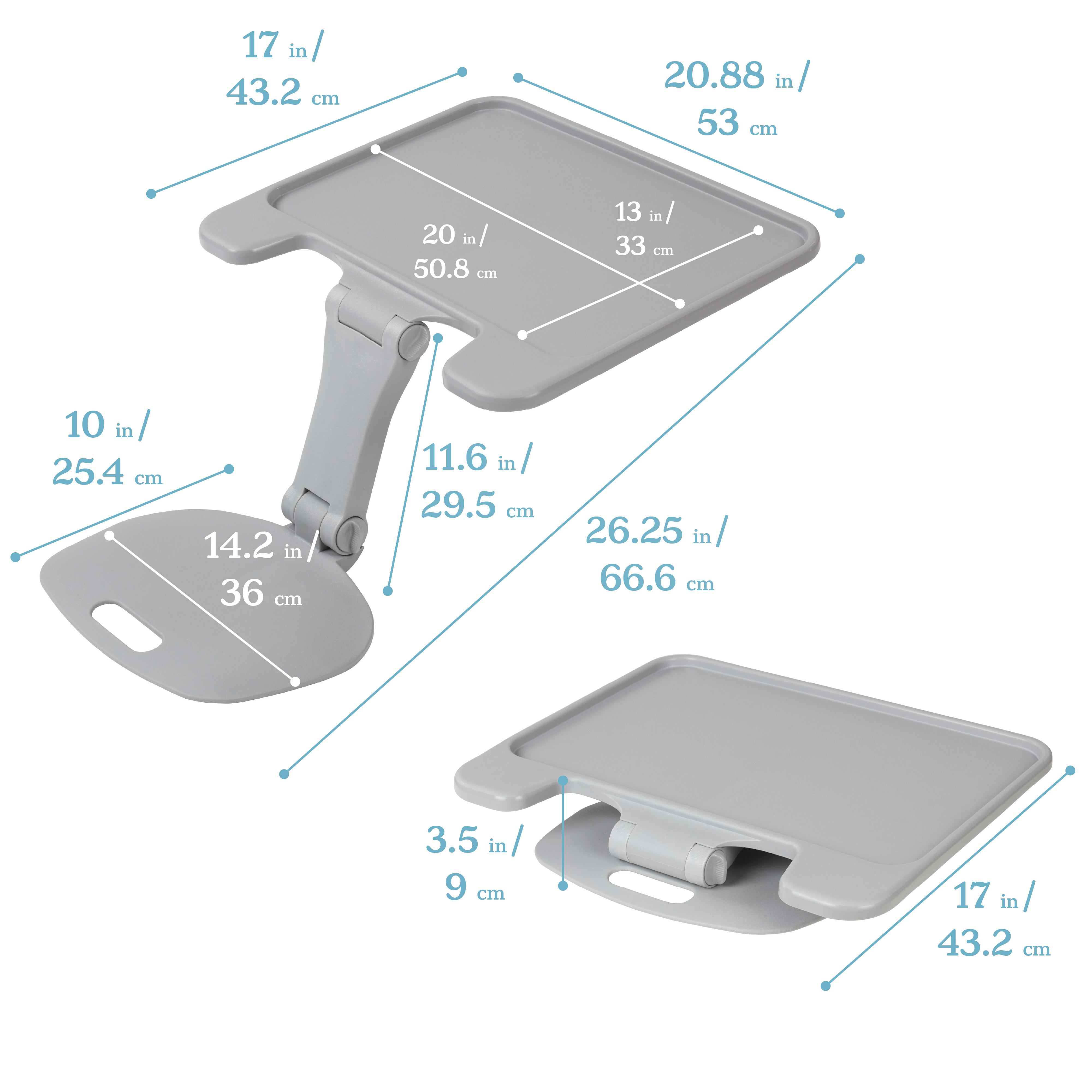 The Surf Folding Portable Lap Desk, Large