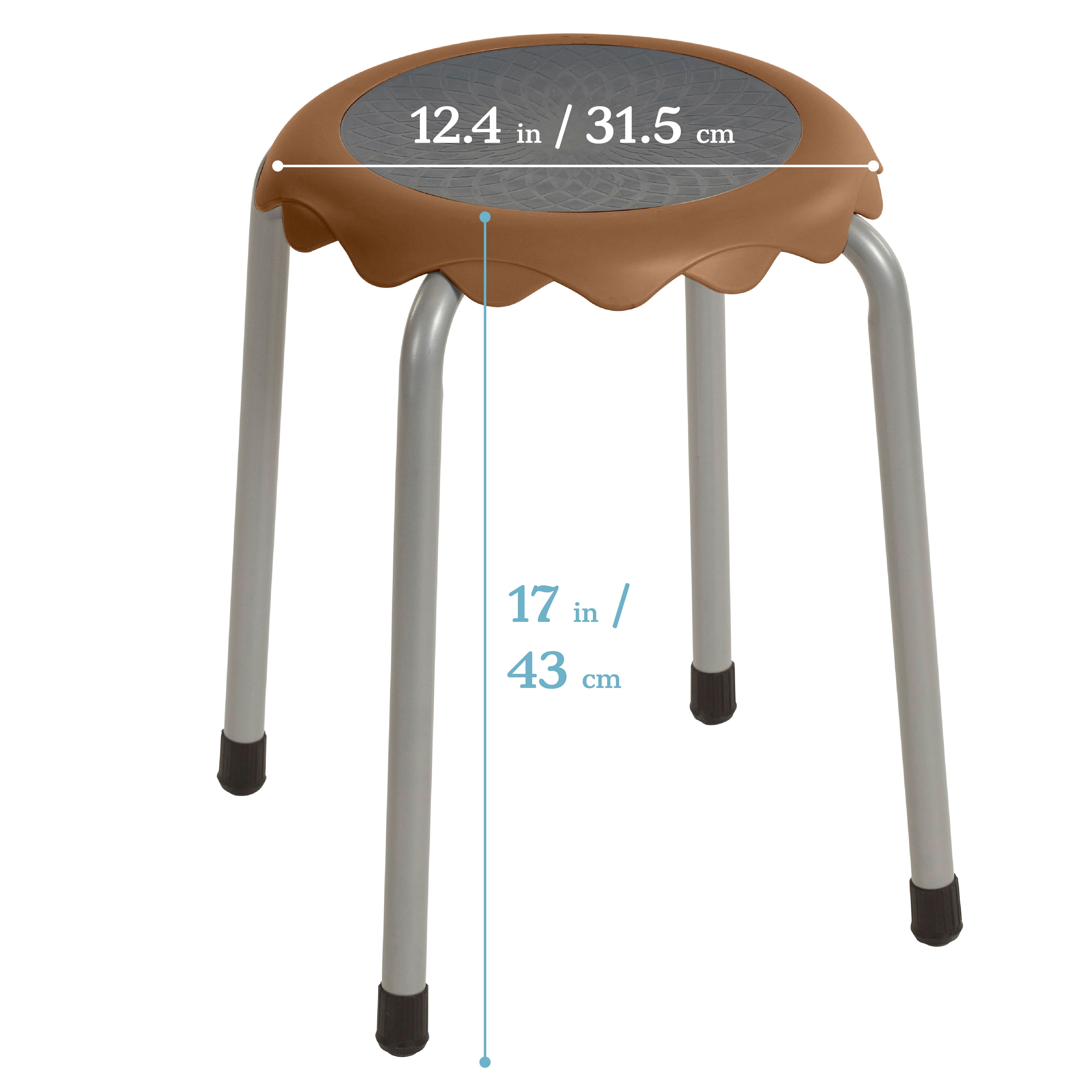 Daisy Stackable Stool Set, 8-Piece