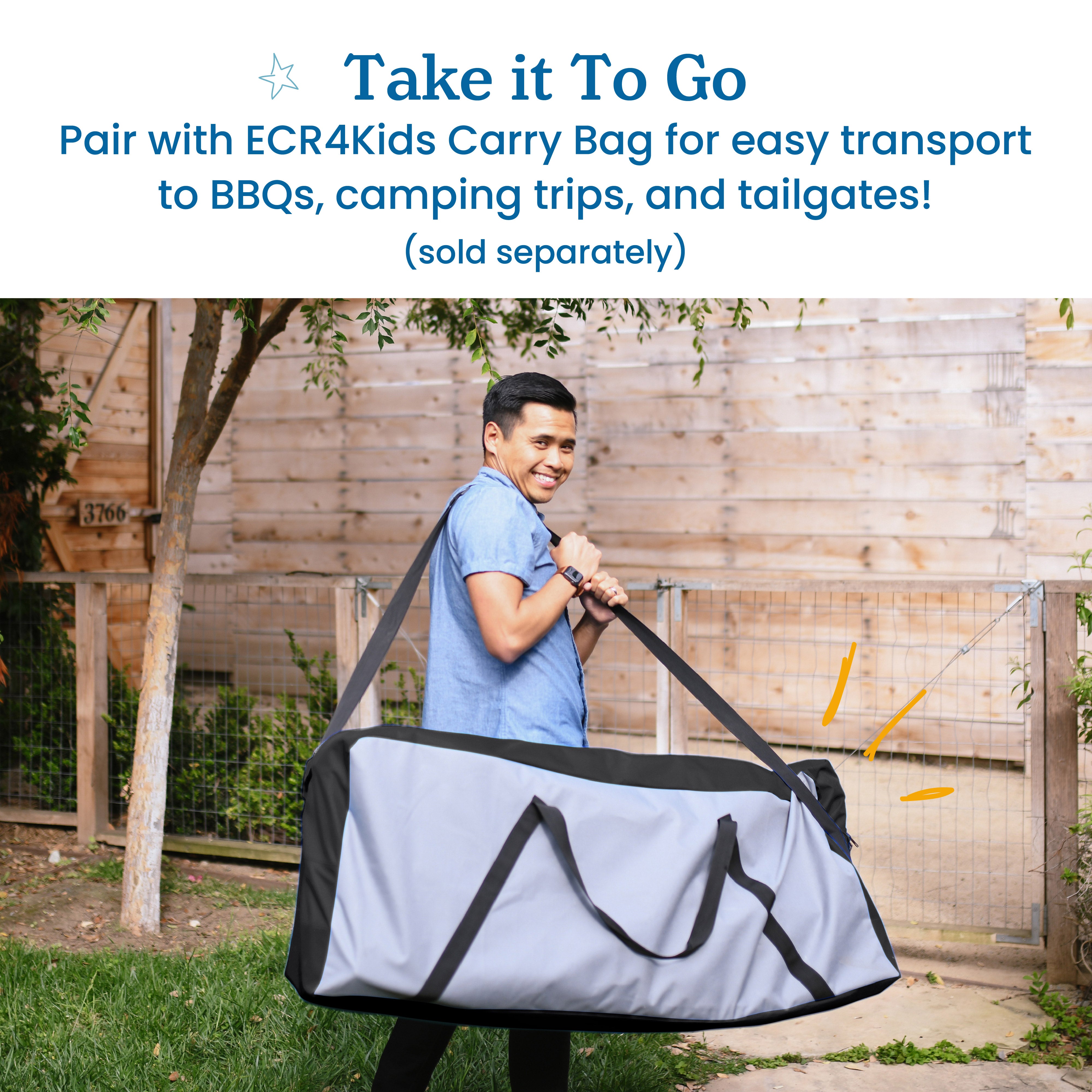 Jumbo 4-To-Score with Mesh Net and Carry Bag