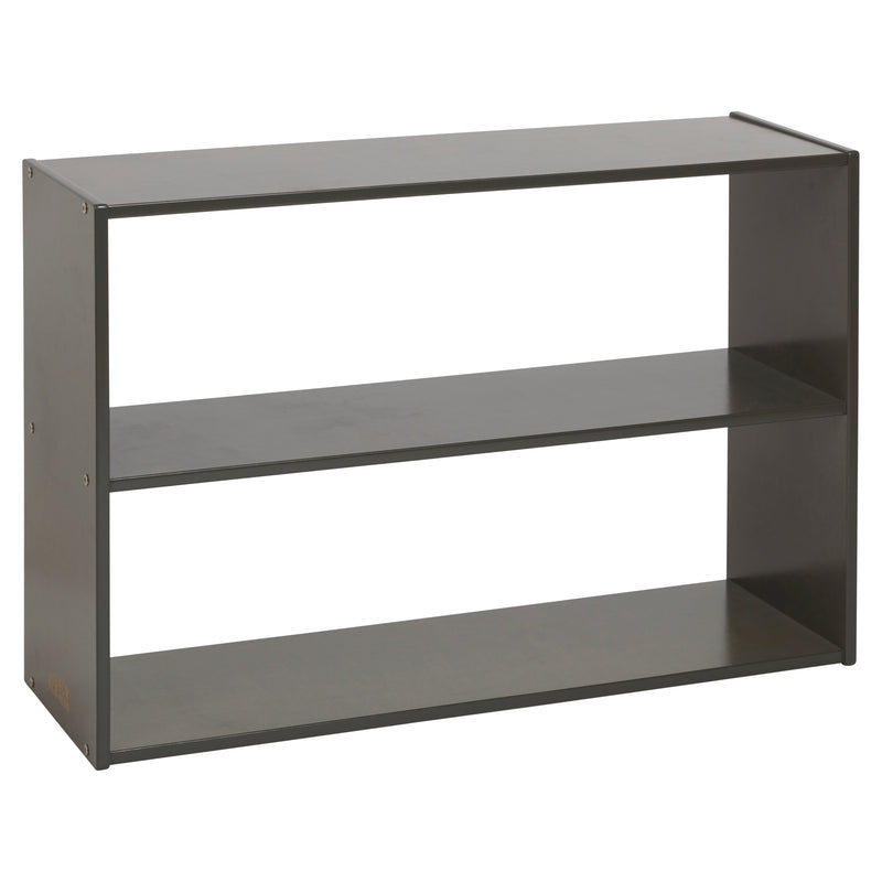 Streamline 2-Shelf Storage Cabinet without Back 24in High, Double-Sided