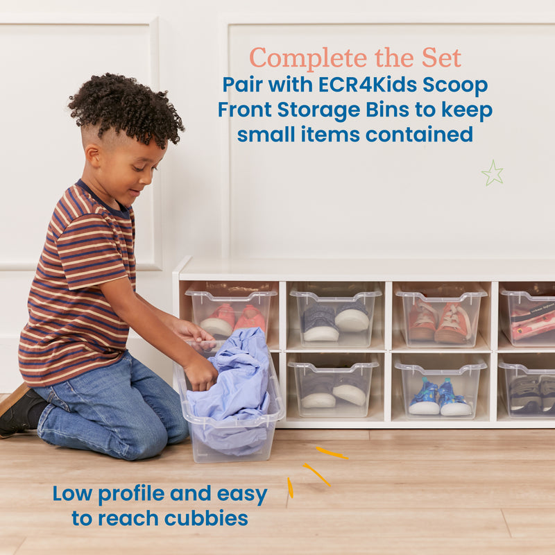Streamline 10 Cubby Tray Storage Cabinet, 2x5, Classroom Furniture
