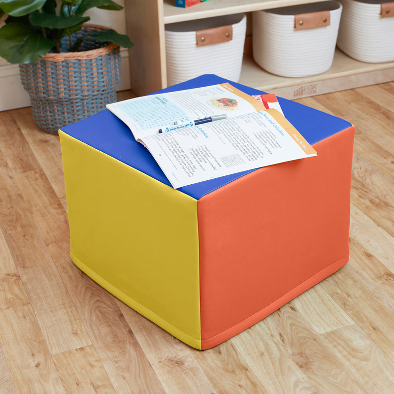 Cozy Cube Seating Set, Flexible Foam Seats with Handles, 5-Piece