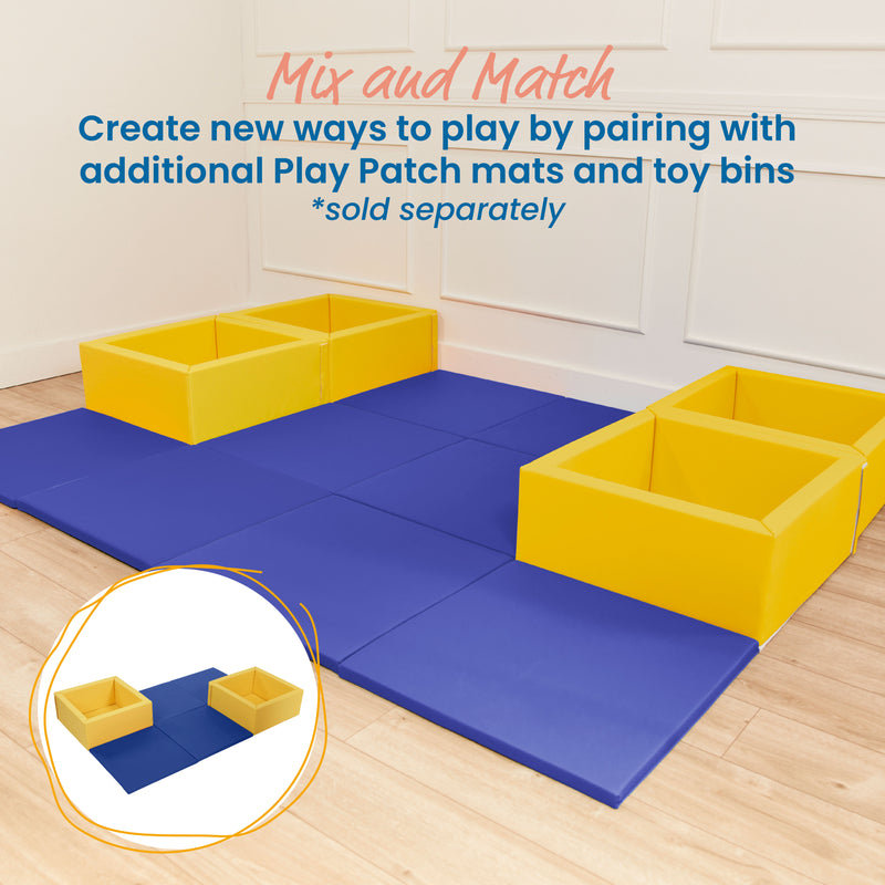 Play Patch Activity Mat Squares, Modular Playmat, 4-Pack