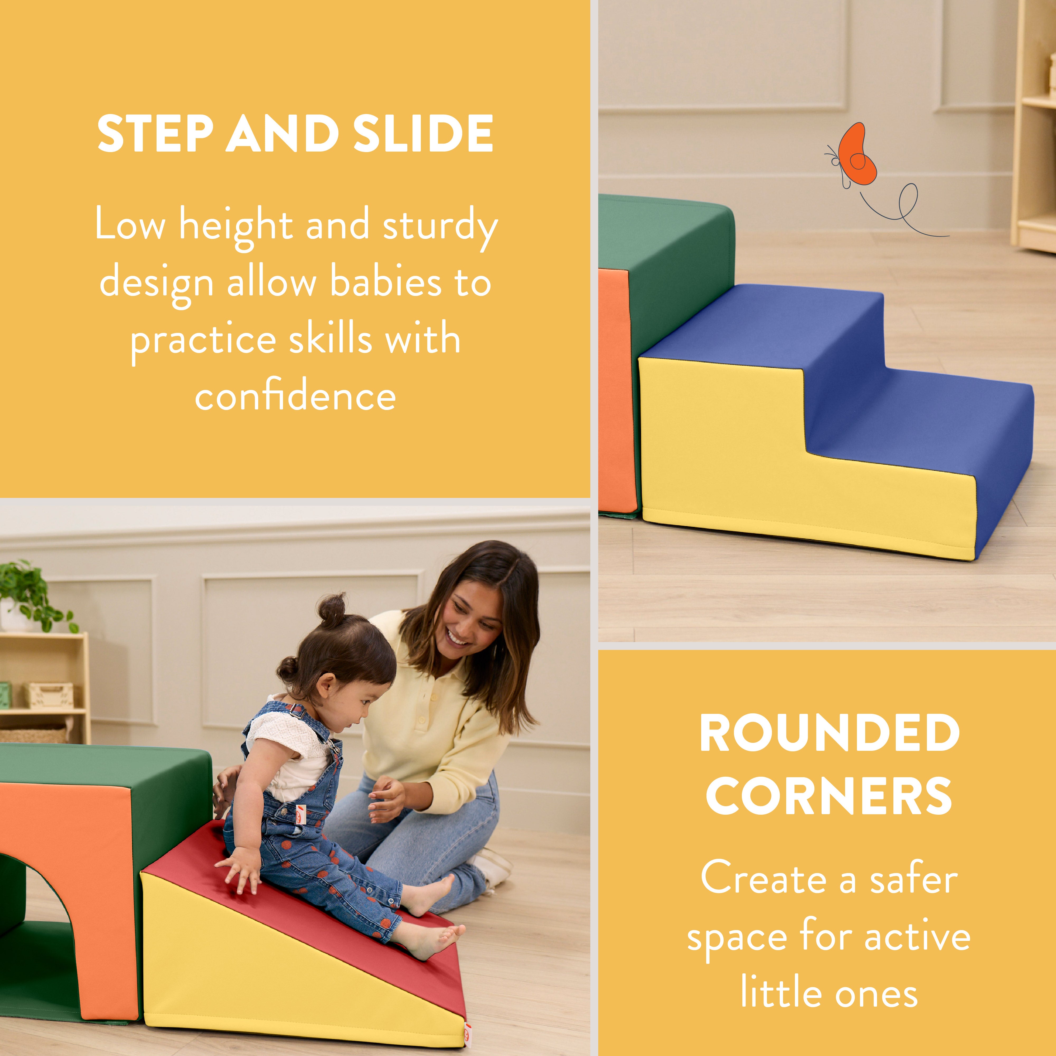 Step 'n' Slide Tunnel Climber, 3-Piece