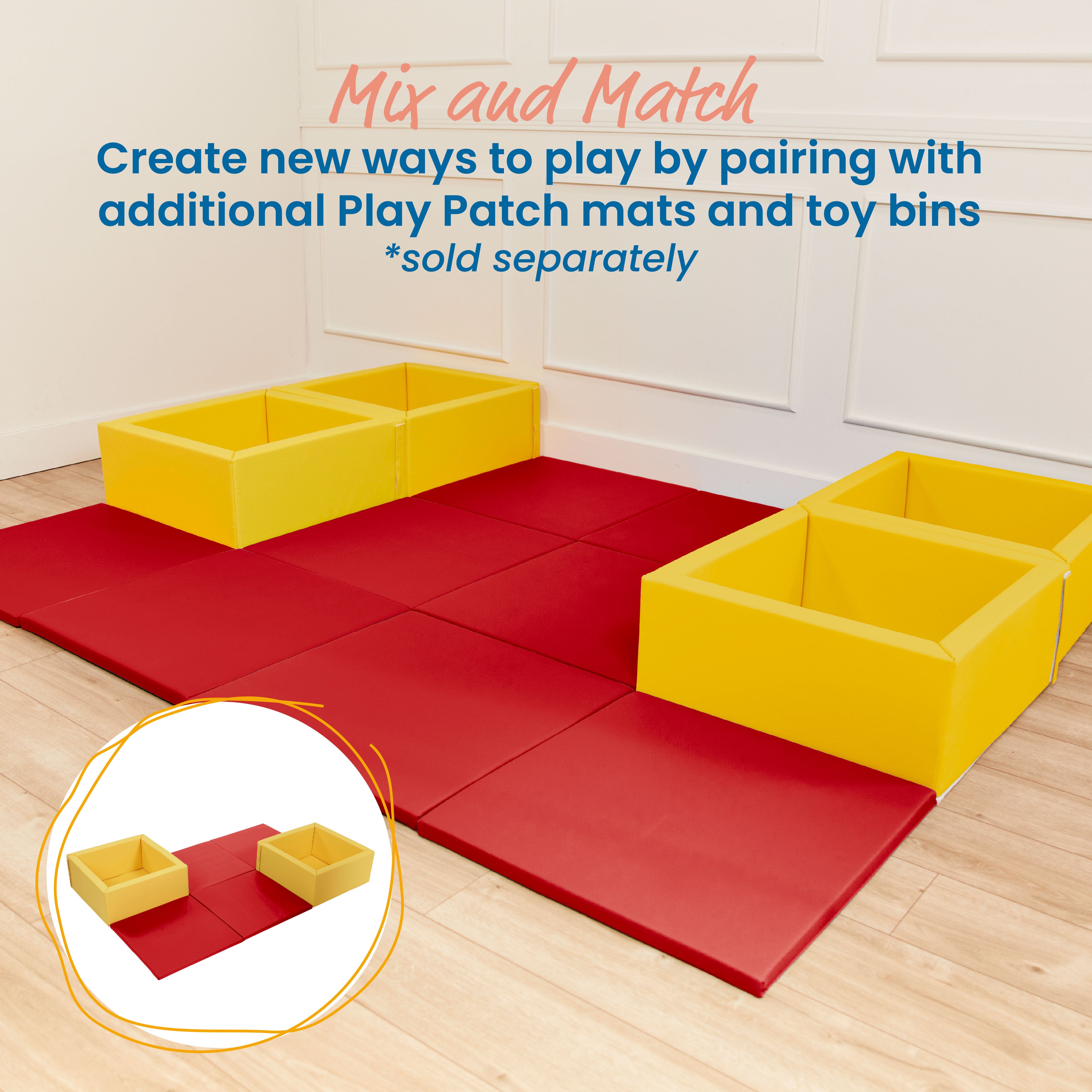Play Patch Activity Mat Squares, 4-Pack