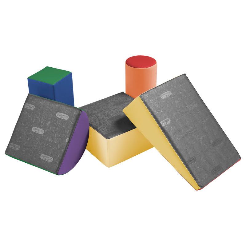 SoftZone Climb and Crawl Playset, Building Blocks, 5-Piece