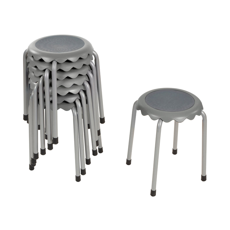 Daisy Stackable Stool Set, Flexible Seating, 8-Piece
