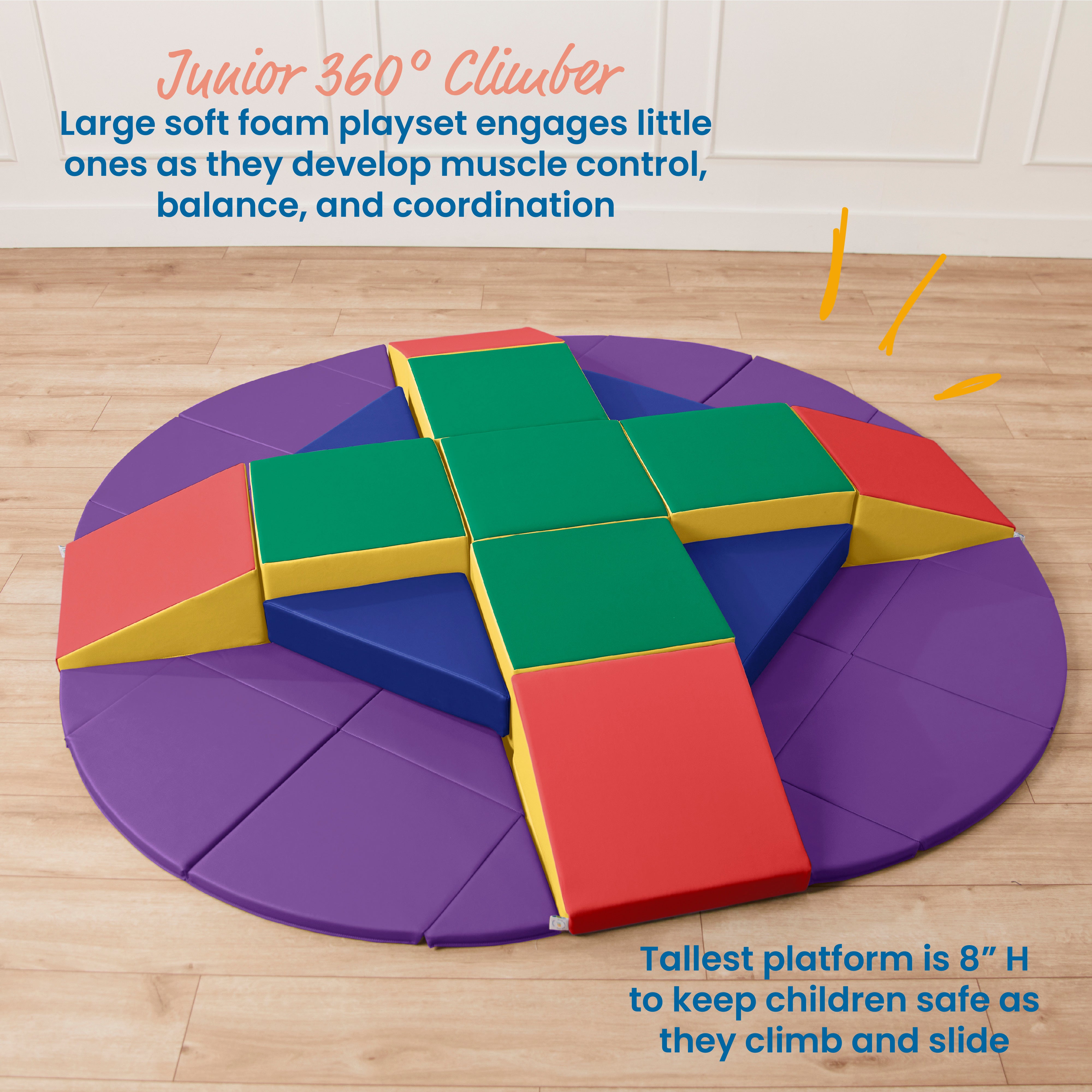 Junior Adventurer's Summit with Ramps, 17-Piece
