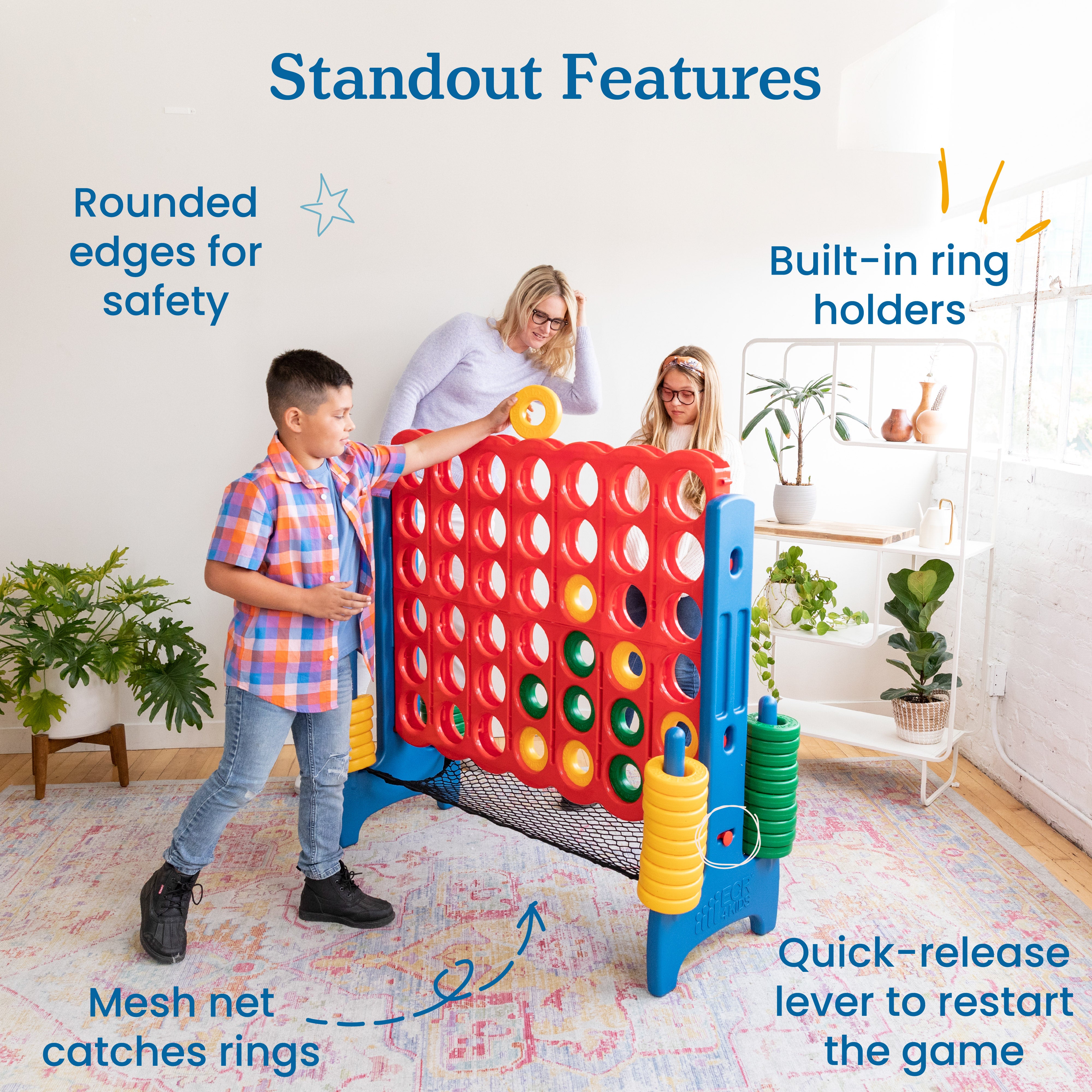 Jumbo 4-To-Score with Mesh Net and Carry Bag