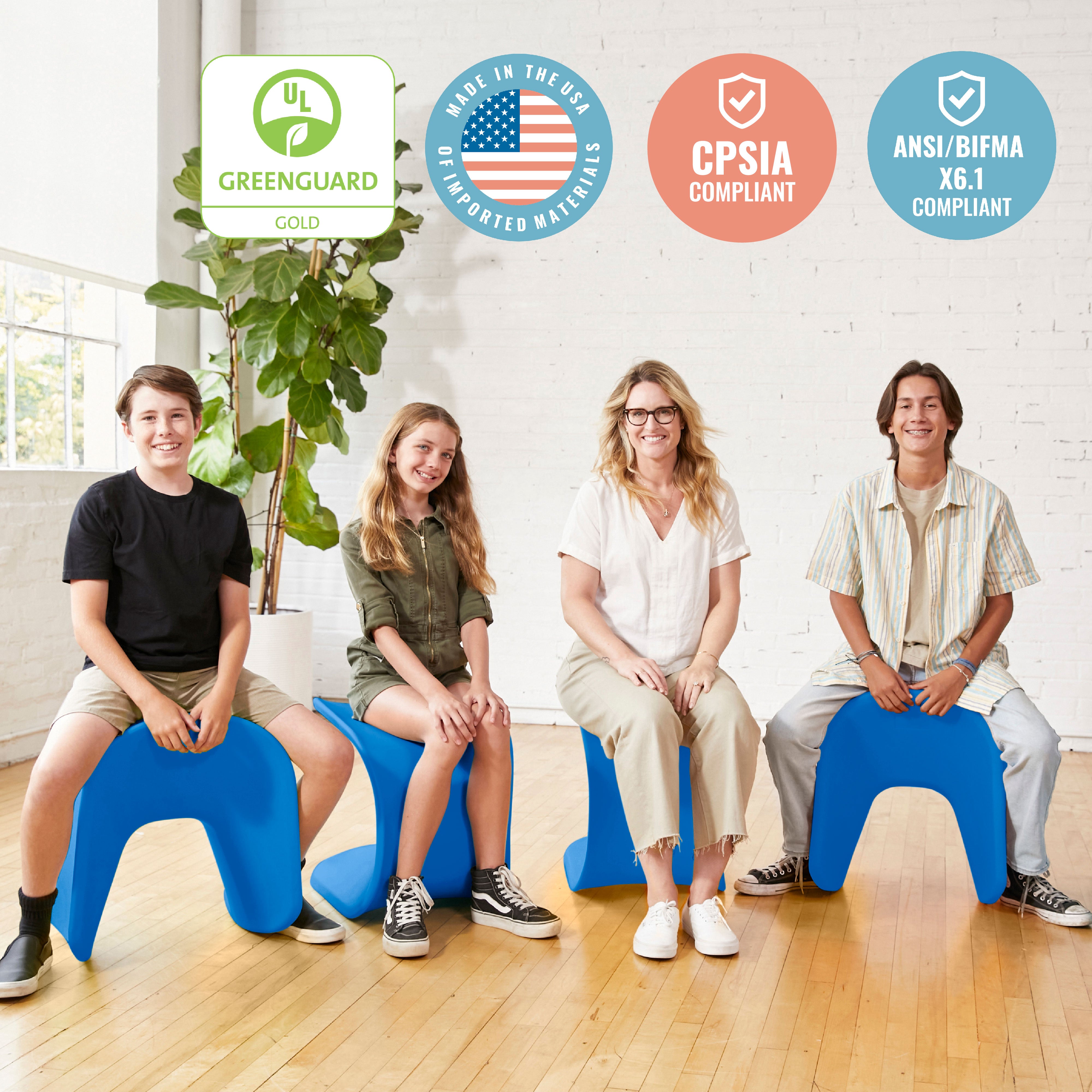 Wave Seat, 18in - 19.6in Seat Height