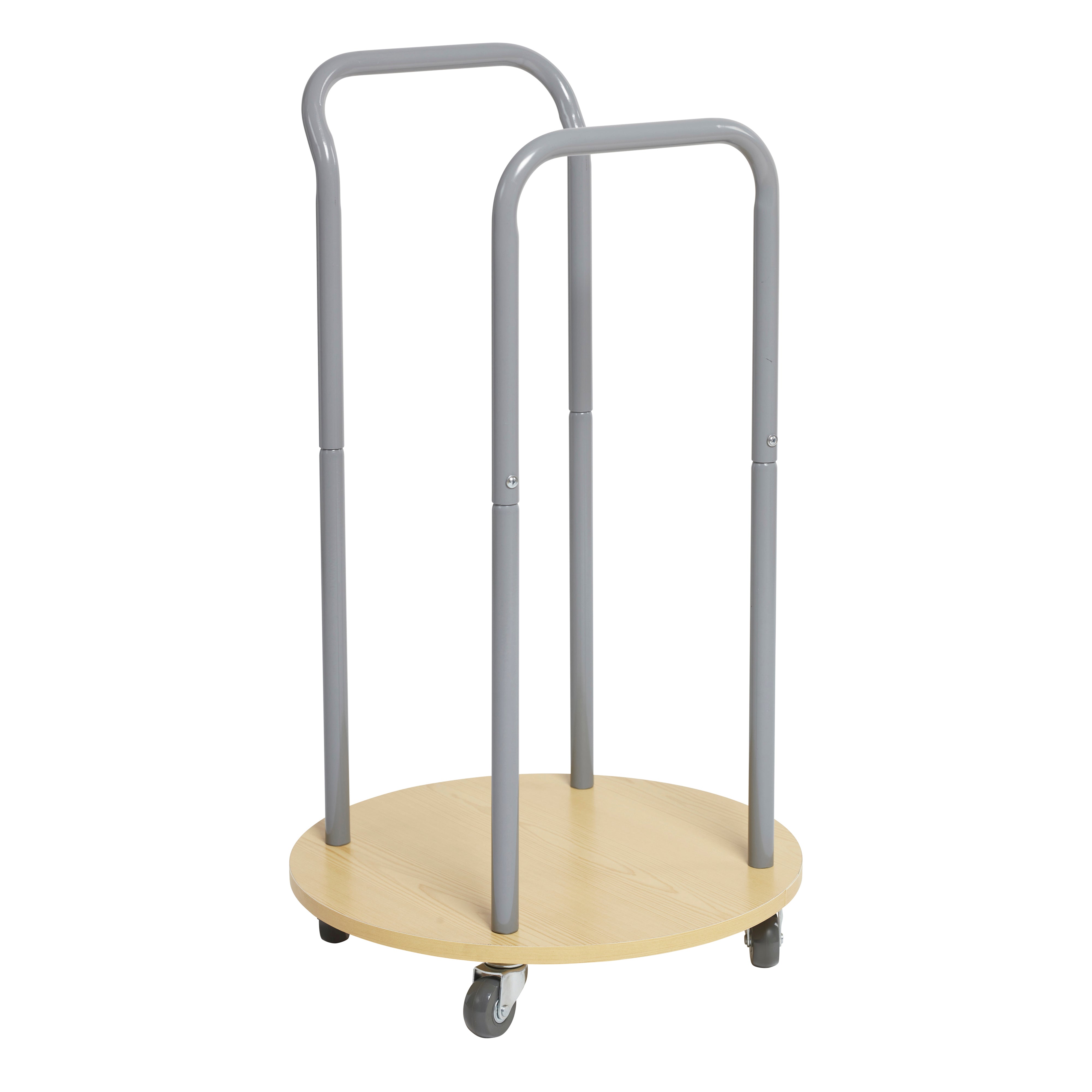 Mobile Cushion Cart, Storage Trolley, Silver