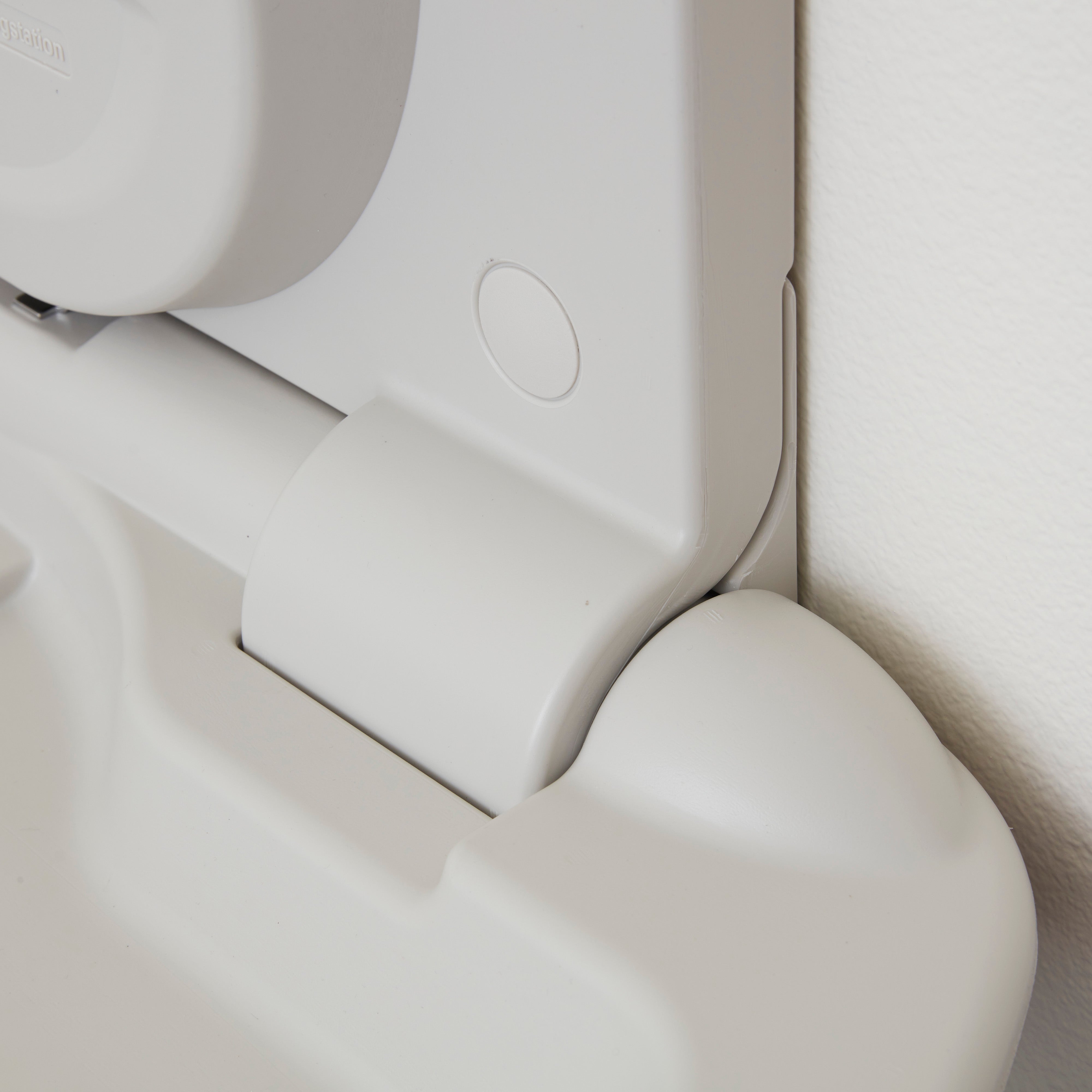 Horizontal Wall-Mounted Changing Station with Slim Back