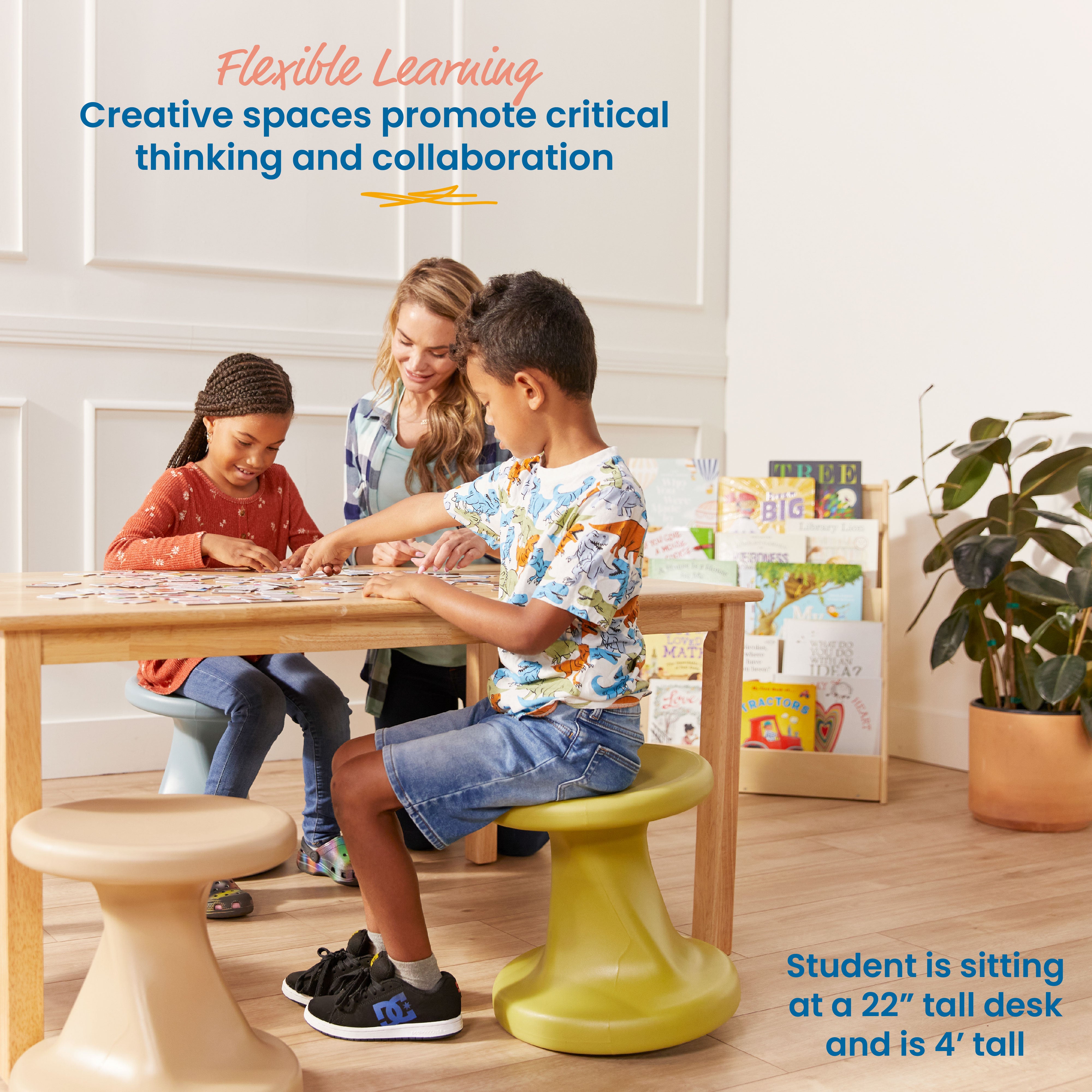 Twist Wobble Stool, 14in Seat Height