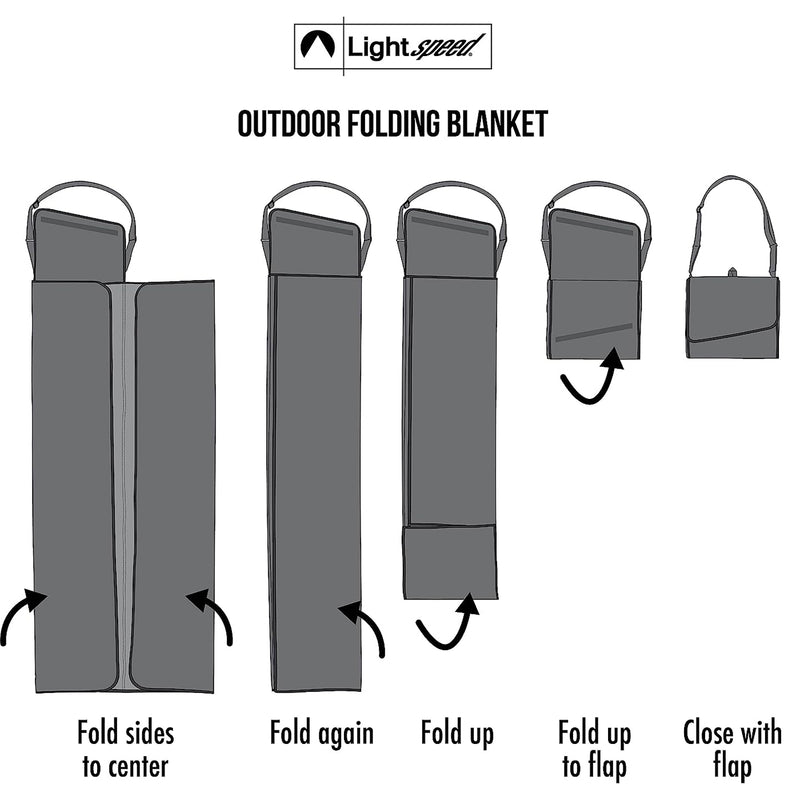 Outdoor Blanket with Shoulder Strap, Camping Essentials
