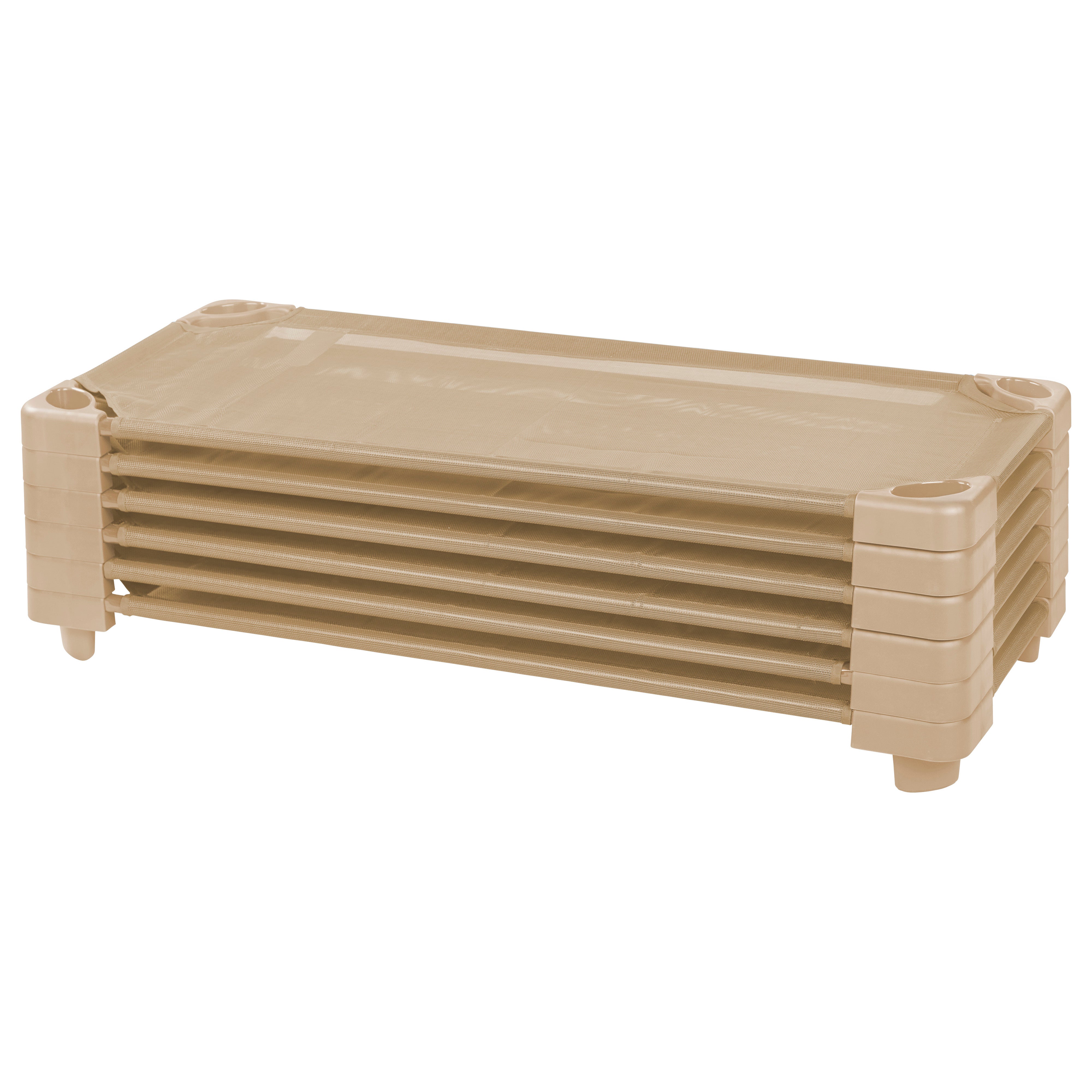 Sleepline Stackable Cots, Ready-to-Assemble, 6-Pack