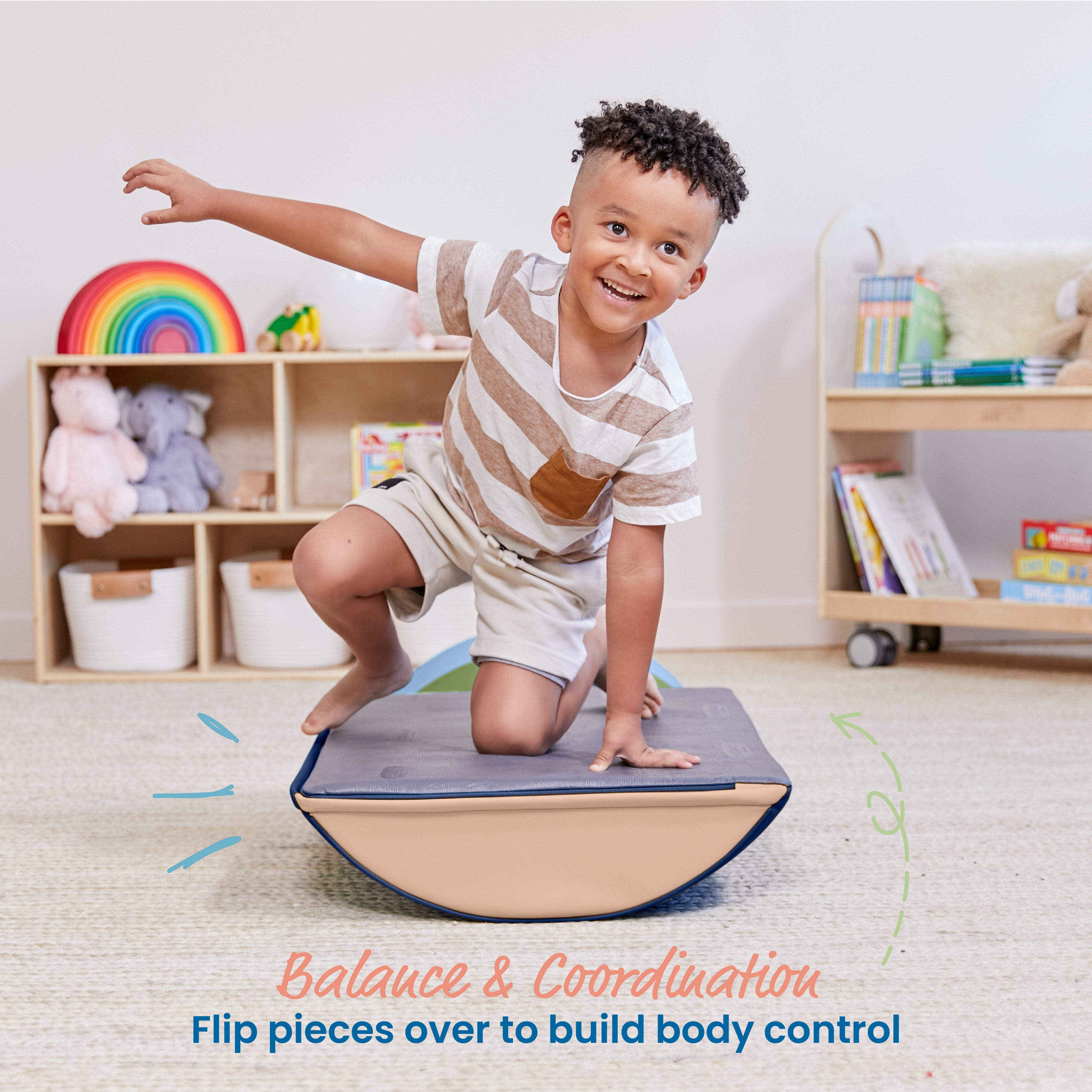 Colorful Log Climber Set, 3-Piece