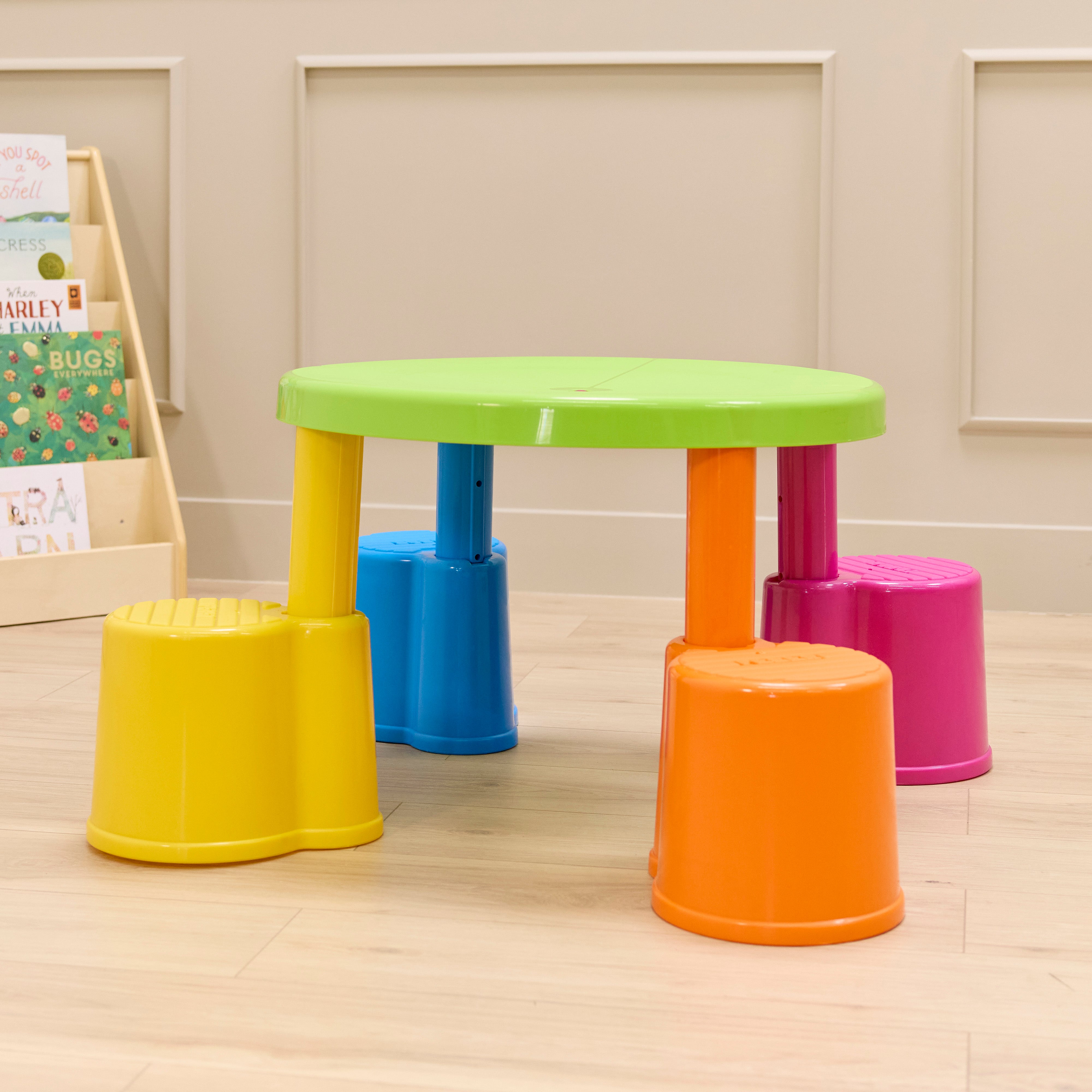 Swivel & Sit Kids Table and Stools Set