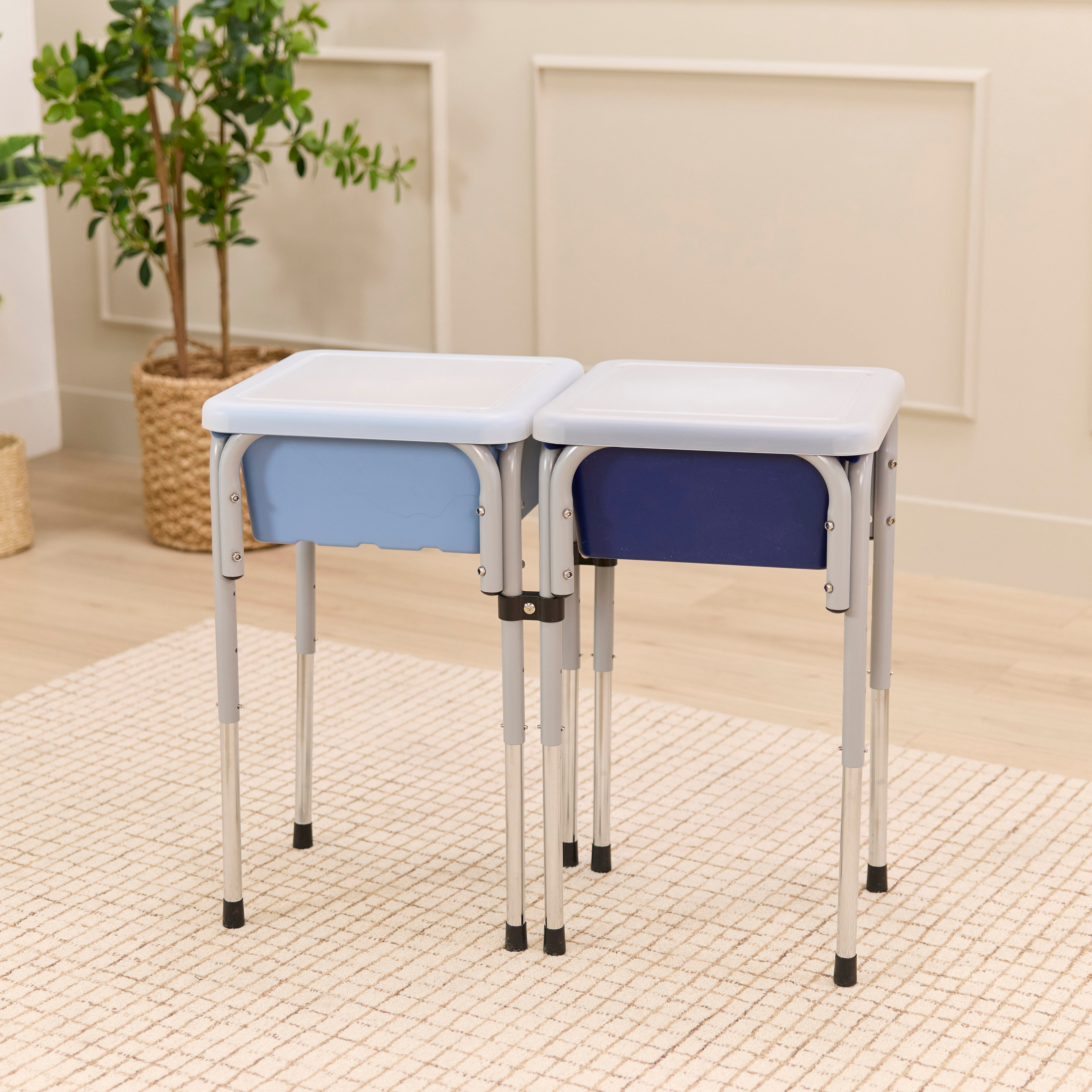 Adjustable Double Sensory Table with Lids