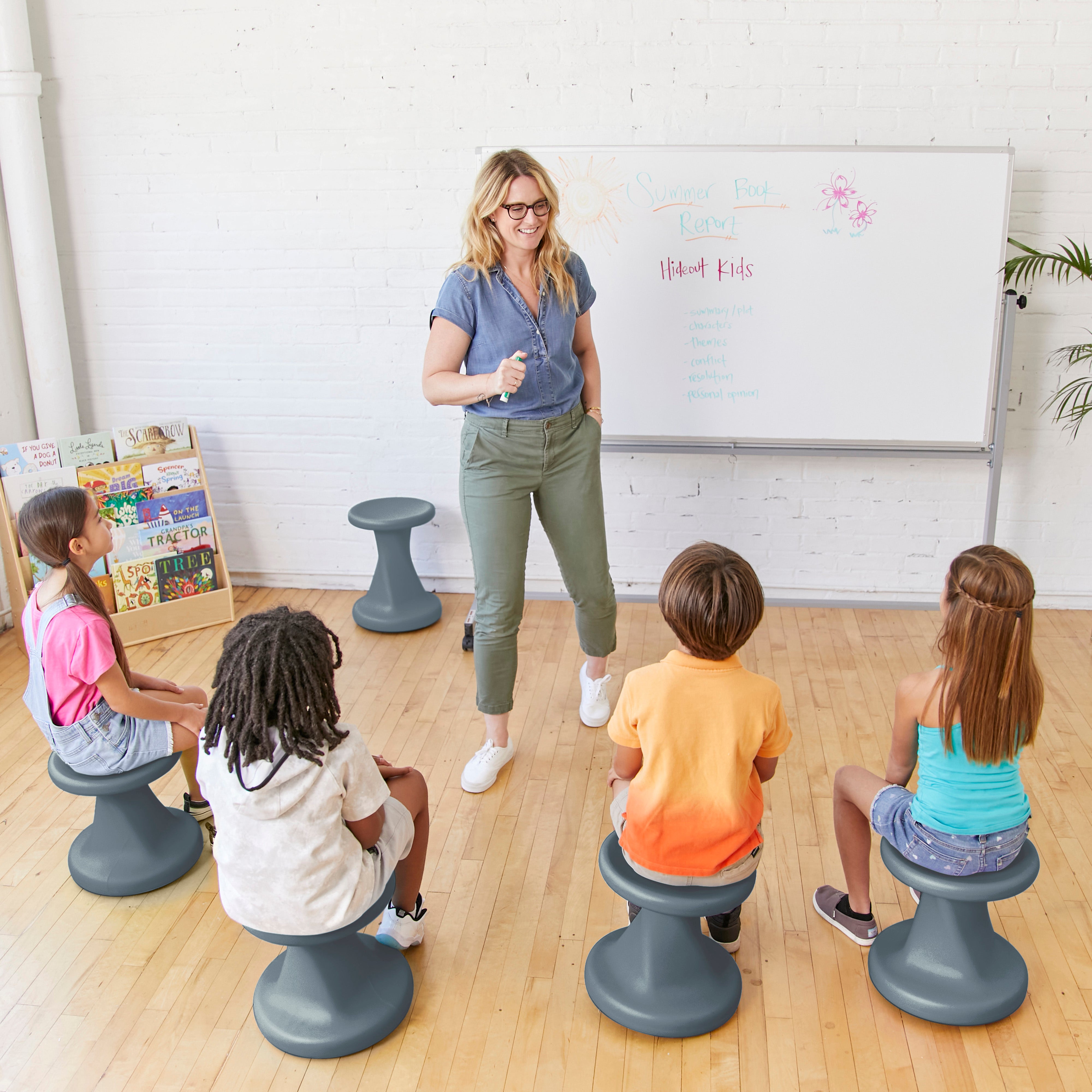 Twist Wobble Stool, 14in Seat Height, Active Seating