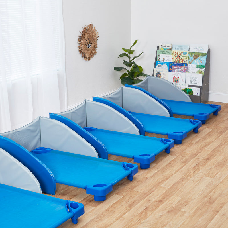 Stackable Kiddie Cot, Toddler Size, Ready-to-Assemble, 6-Pack