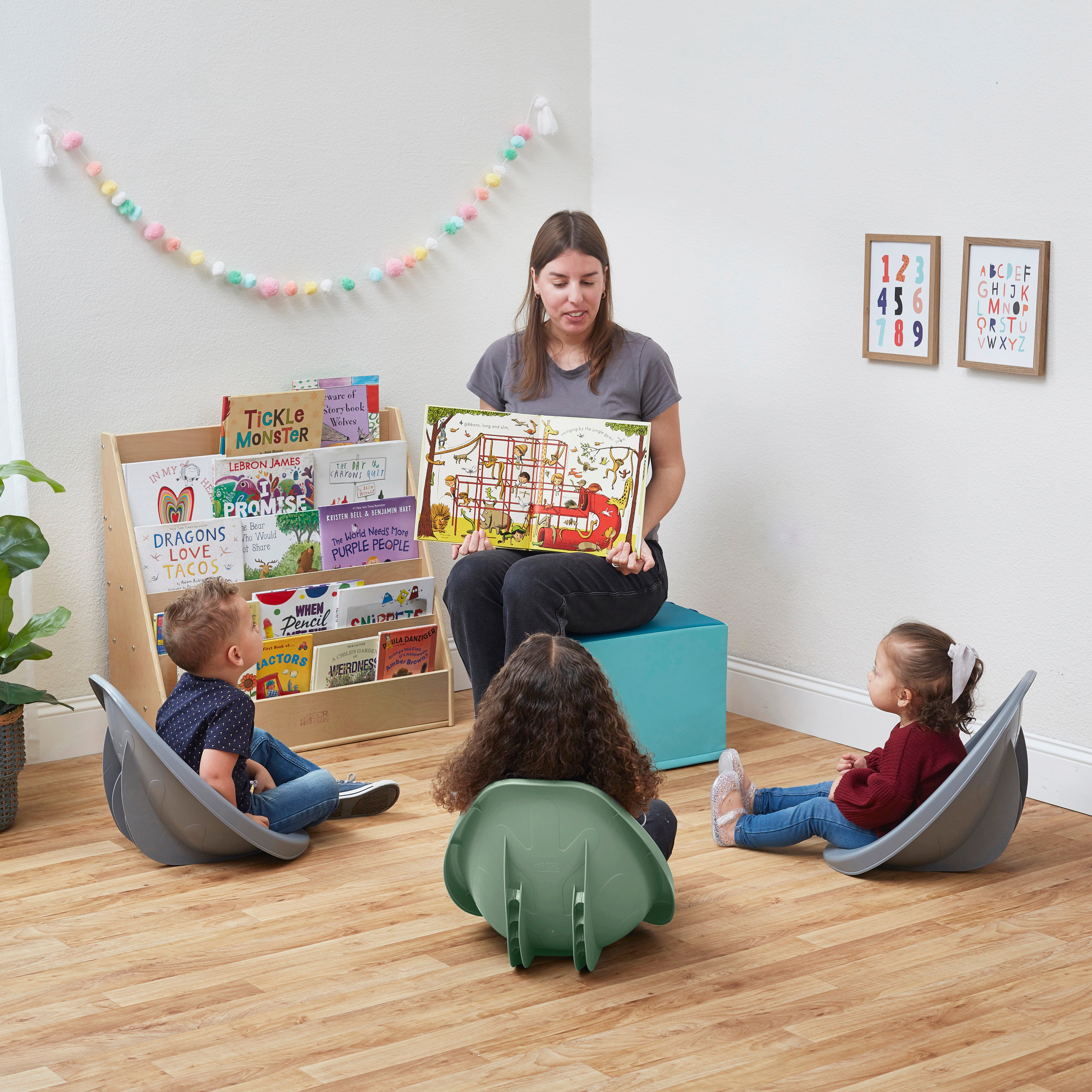 Leaf Scoop Floor Seat, 6-Piece