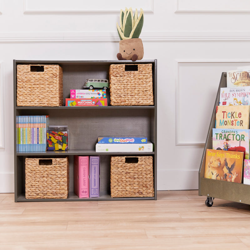 Streamline 2-Shelf Storage Cabinet with Back, 36in High