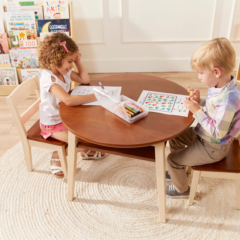 Hideaway Table and Chair Set, 3-Piece