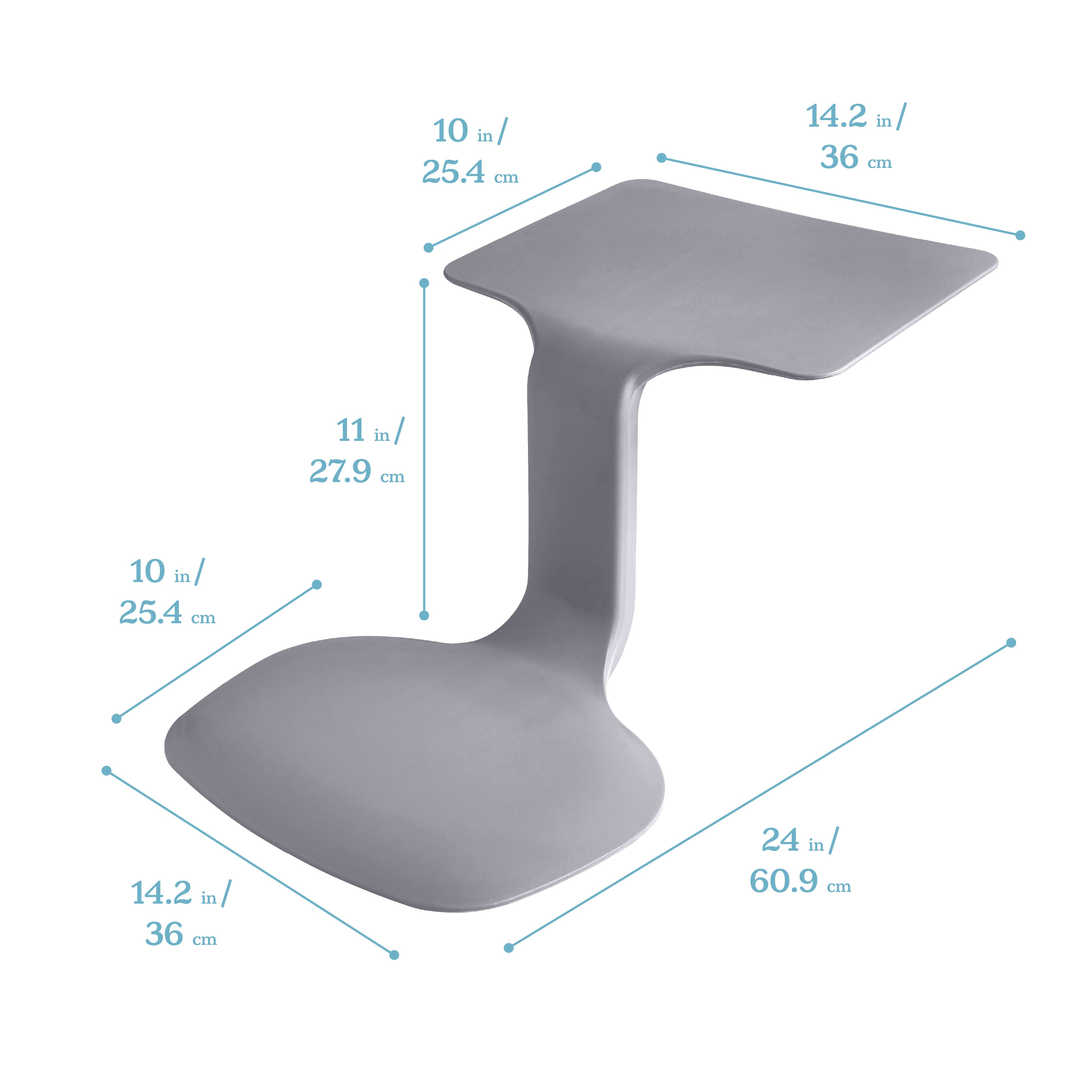 The Surf Portable Lap Desk with Mobile Storage Cart, 10-Pack