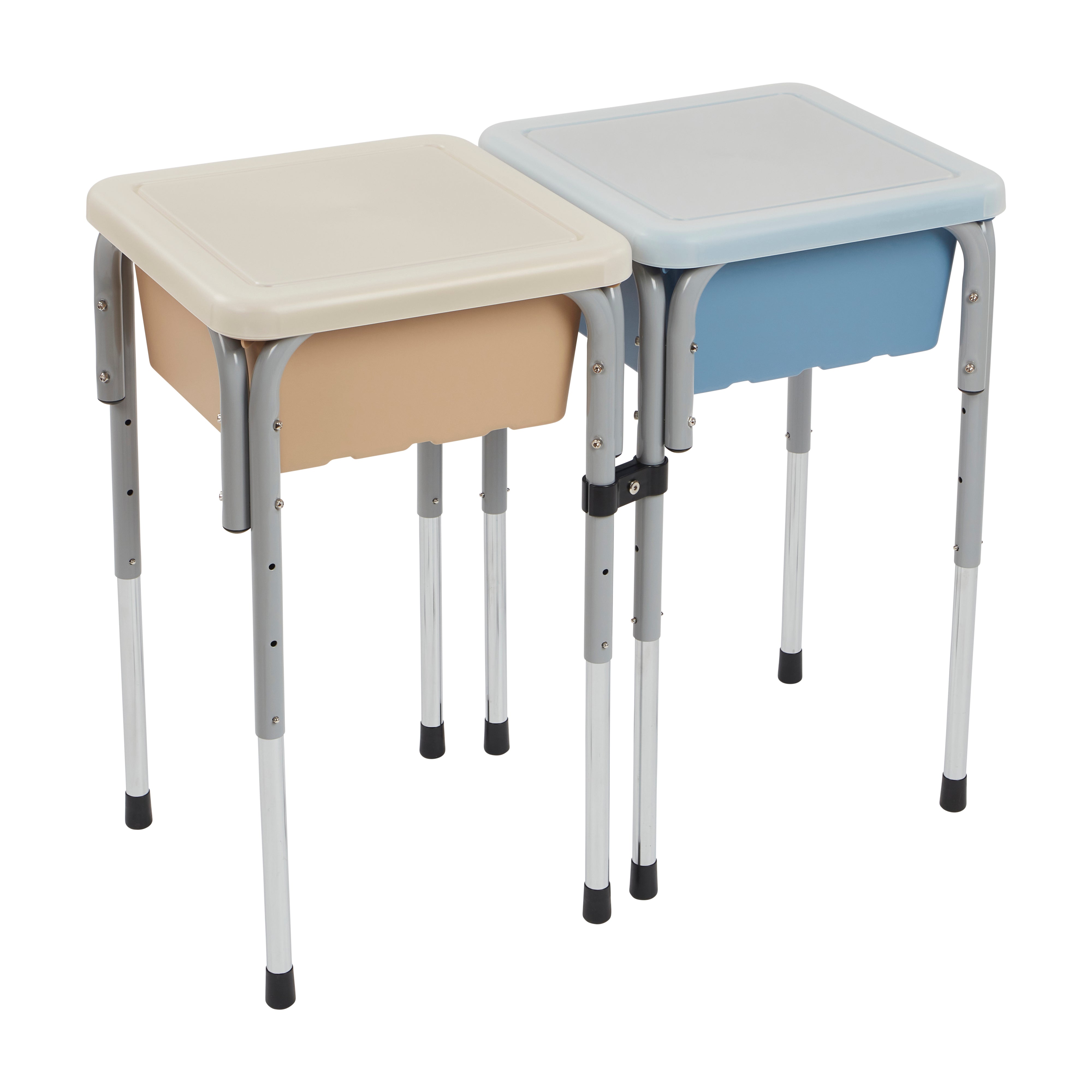 2-Station Sand and Water Adjustable Play Table, Sensory Bins