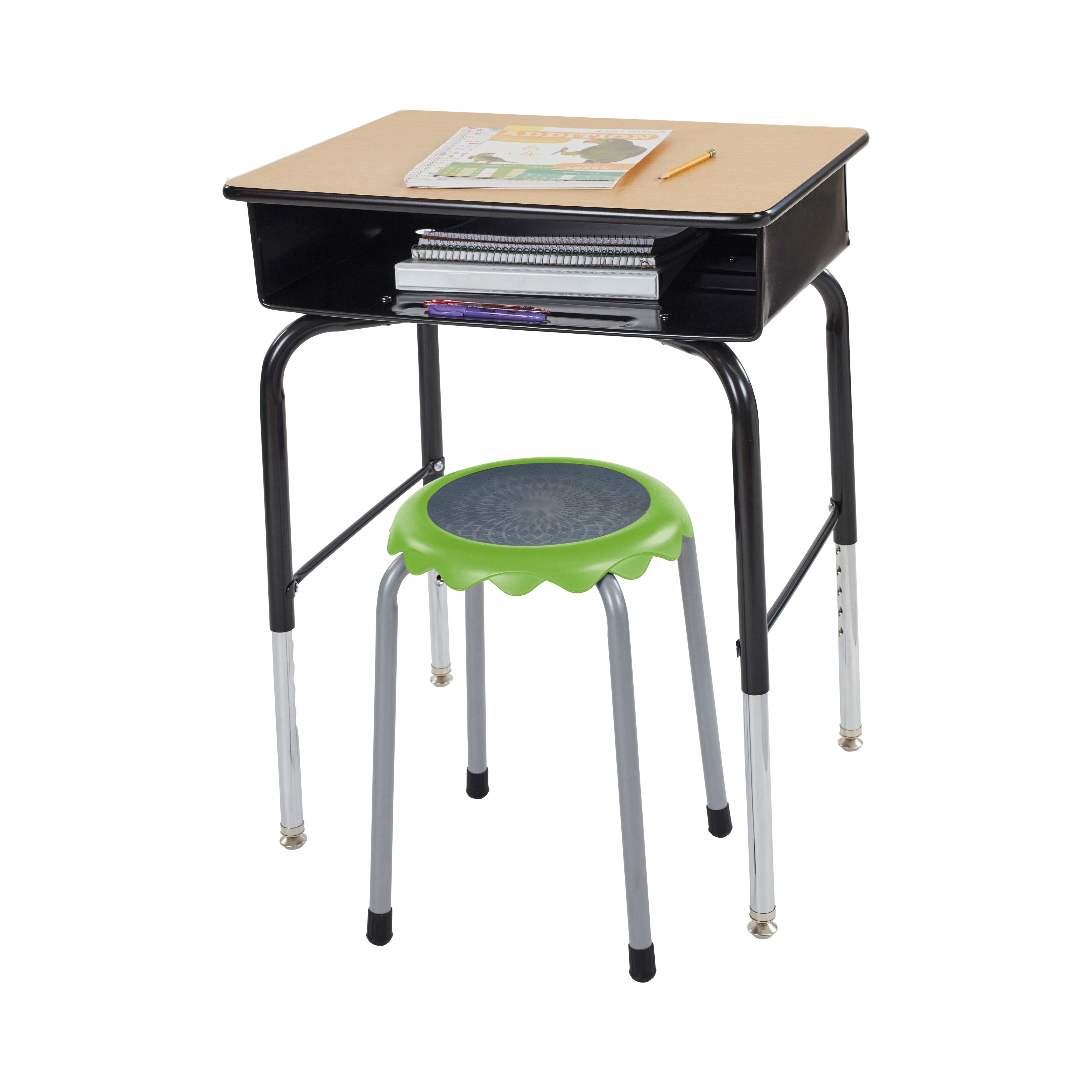 Daisy Stackable Stool with Glides Seating Set, 8-Piece