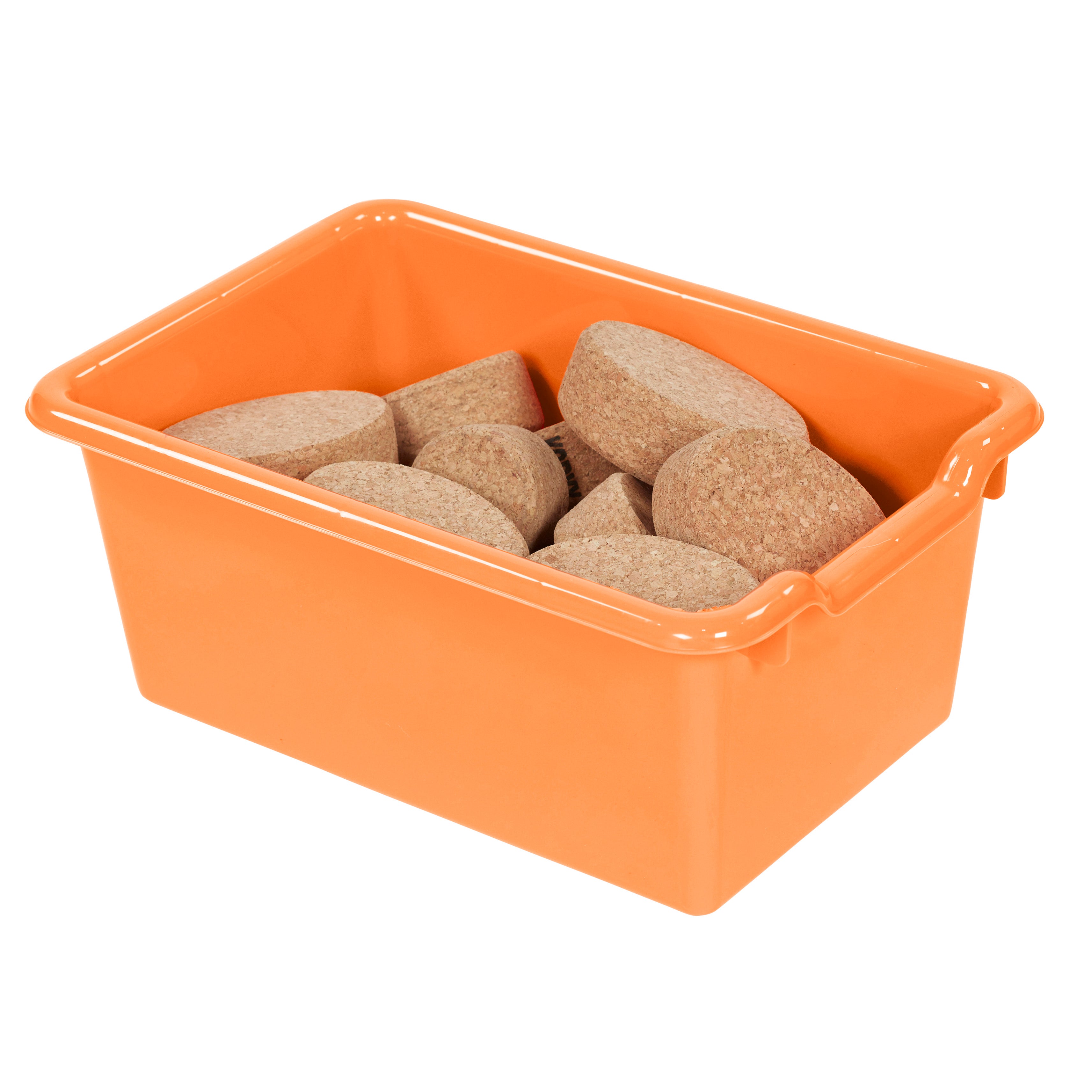 Scoop Front Plastic Storage Bins, 20-Piece